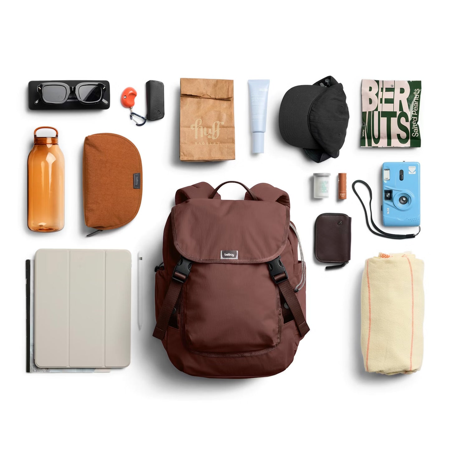 Bellroy Cinch Backpack 20L, Burgundy
