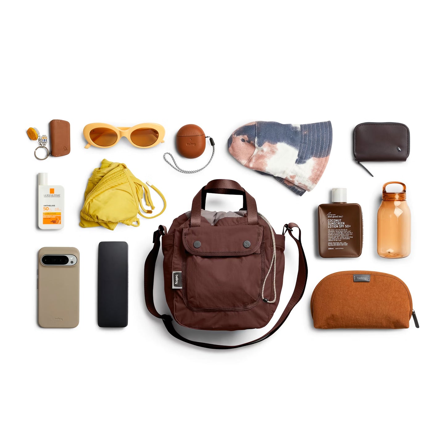 Bellroy Cinch Bucket Bag, Burgundy