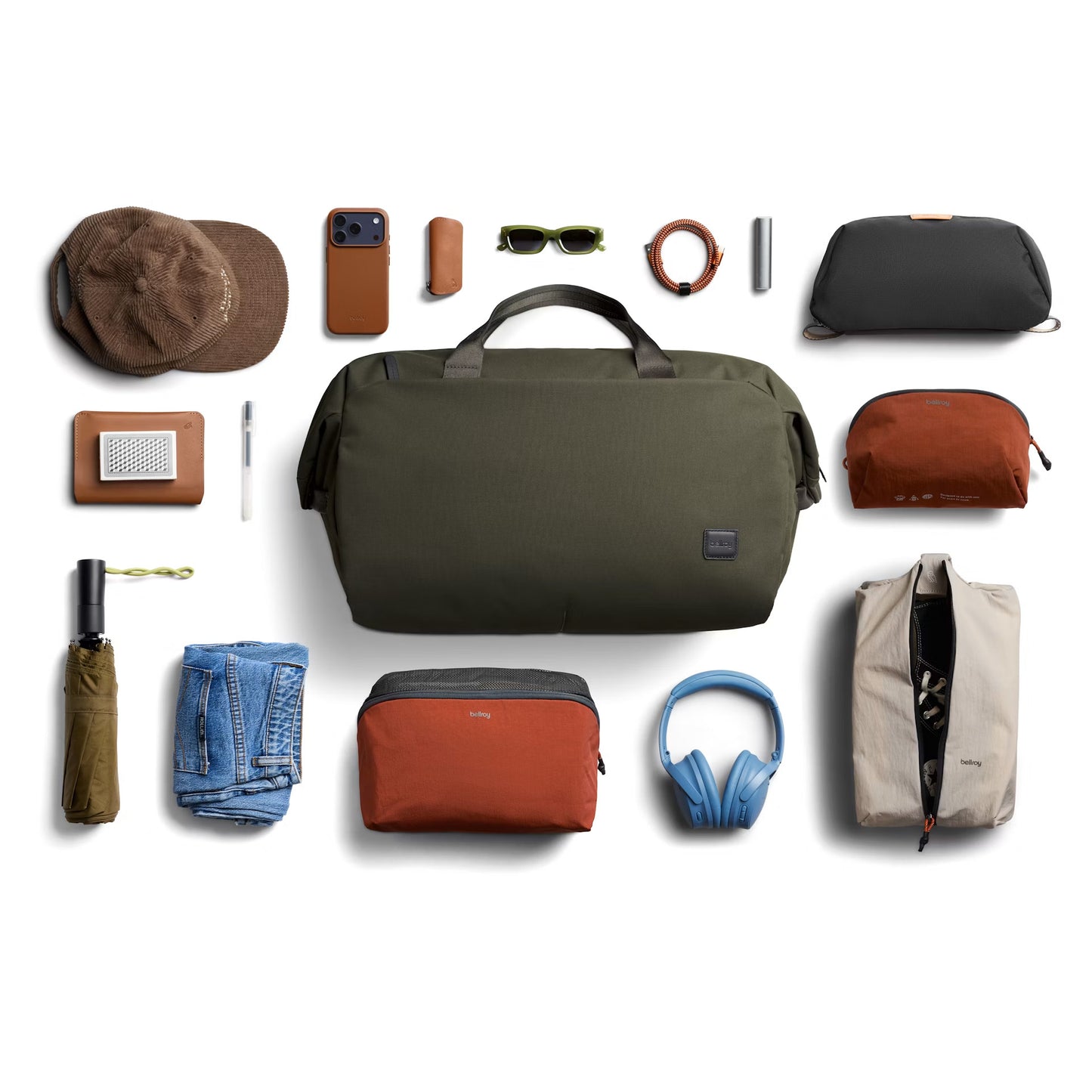 Bellroy Classic Duffel 35L, Olive