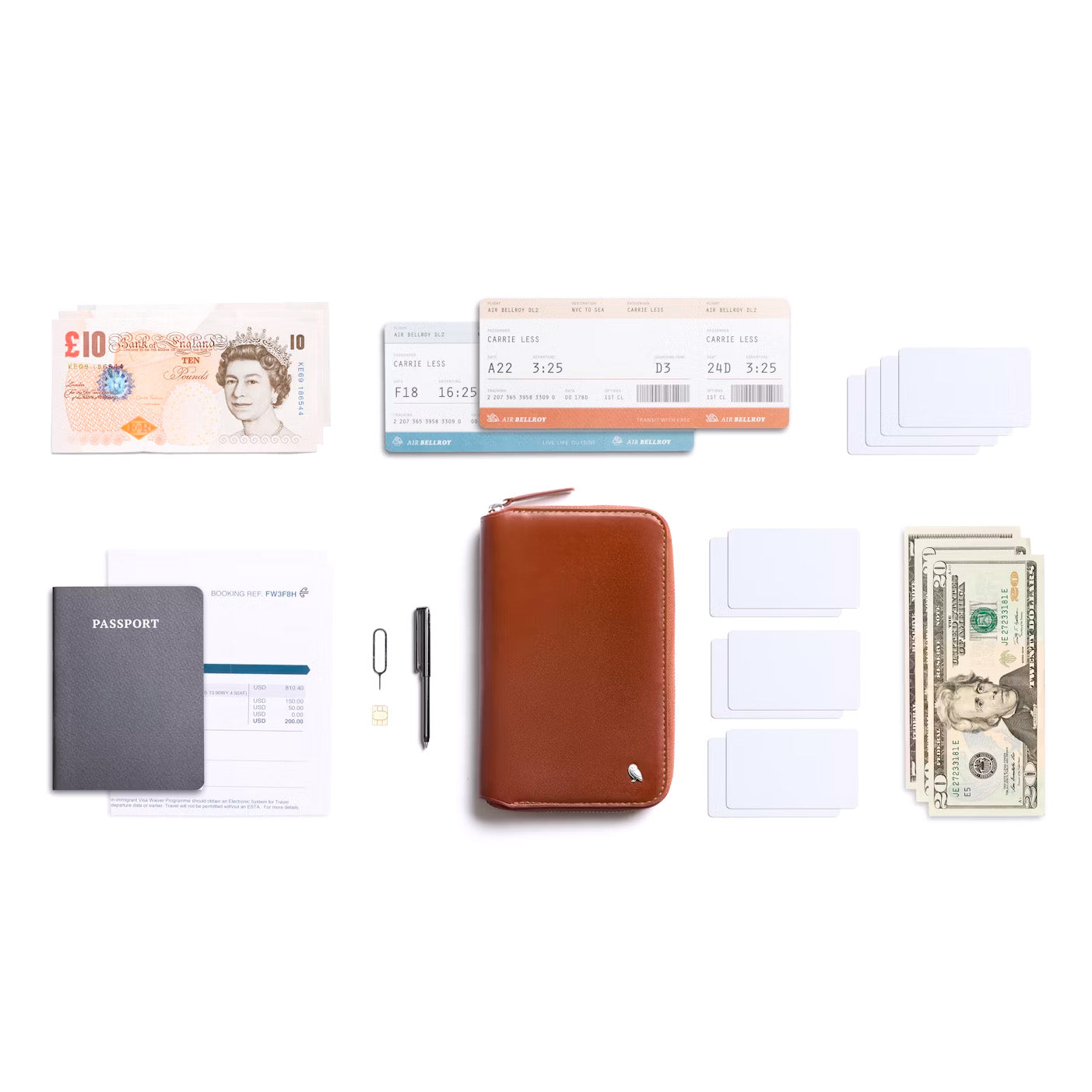 Bellroy Travel Folio (Second Edition), Sienna