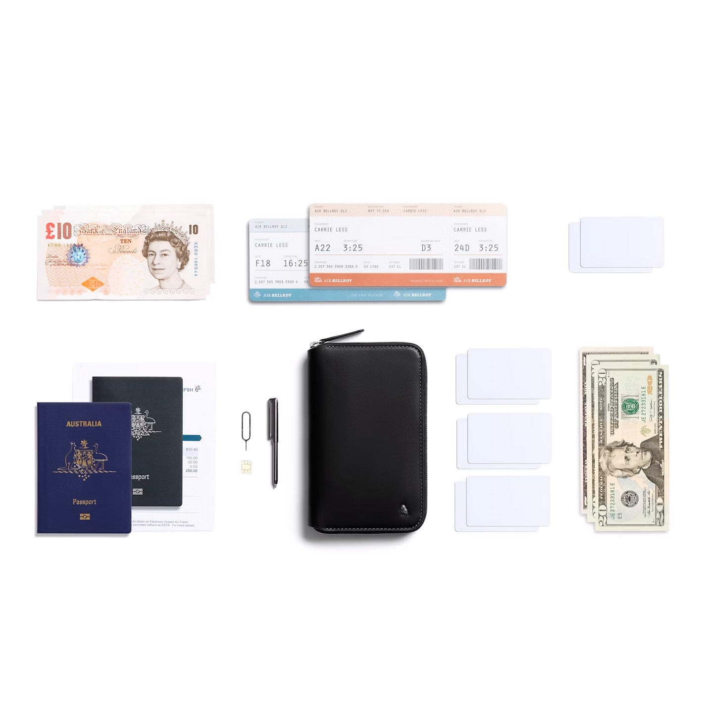 Bellroy Travel Folio (Second Edition), Black