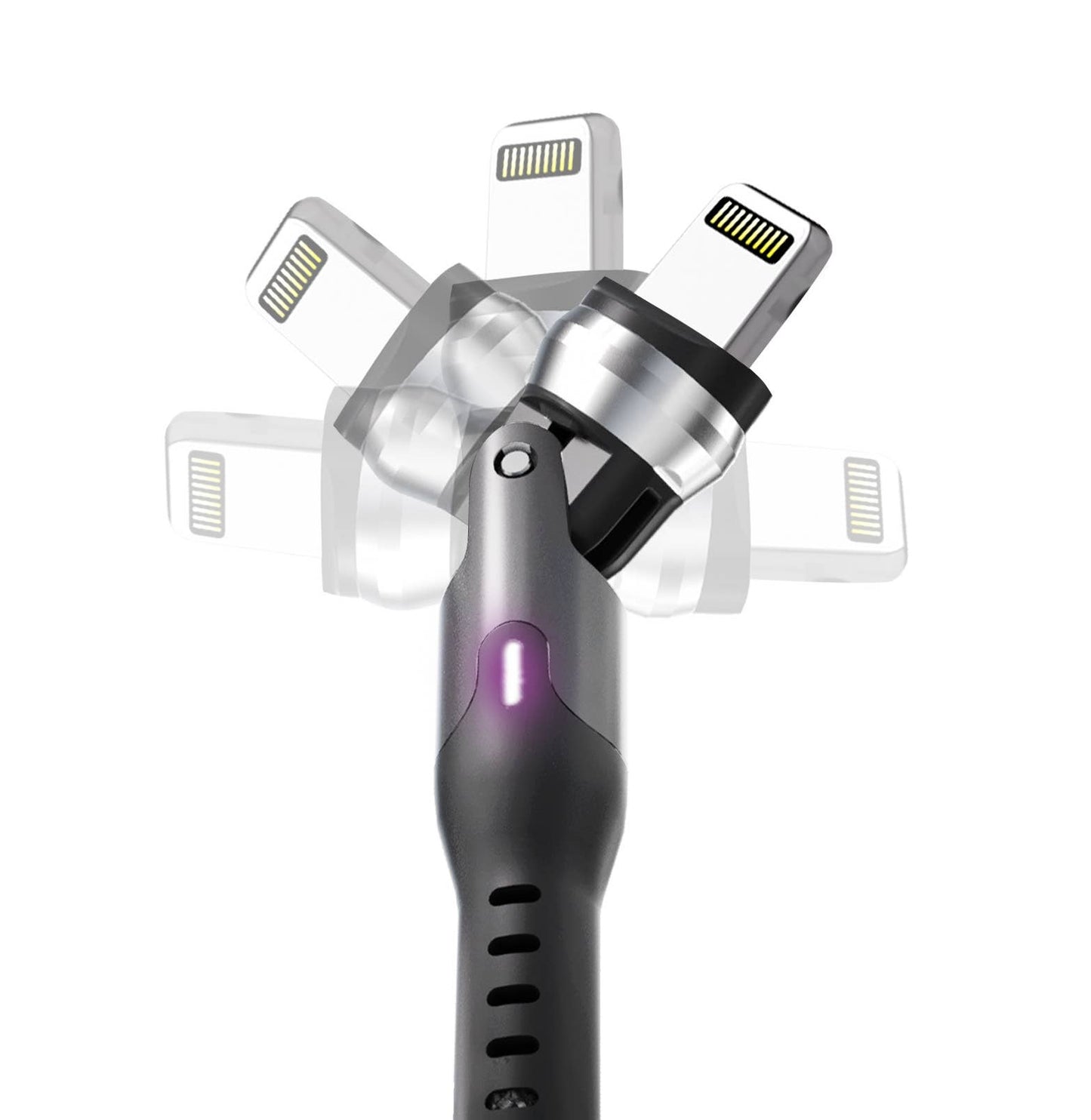 Statik® PowerPivot Pro USB C to Lightning Cable 2 m, Black