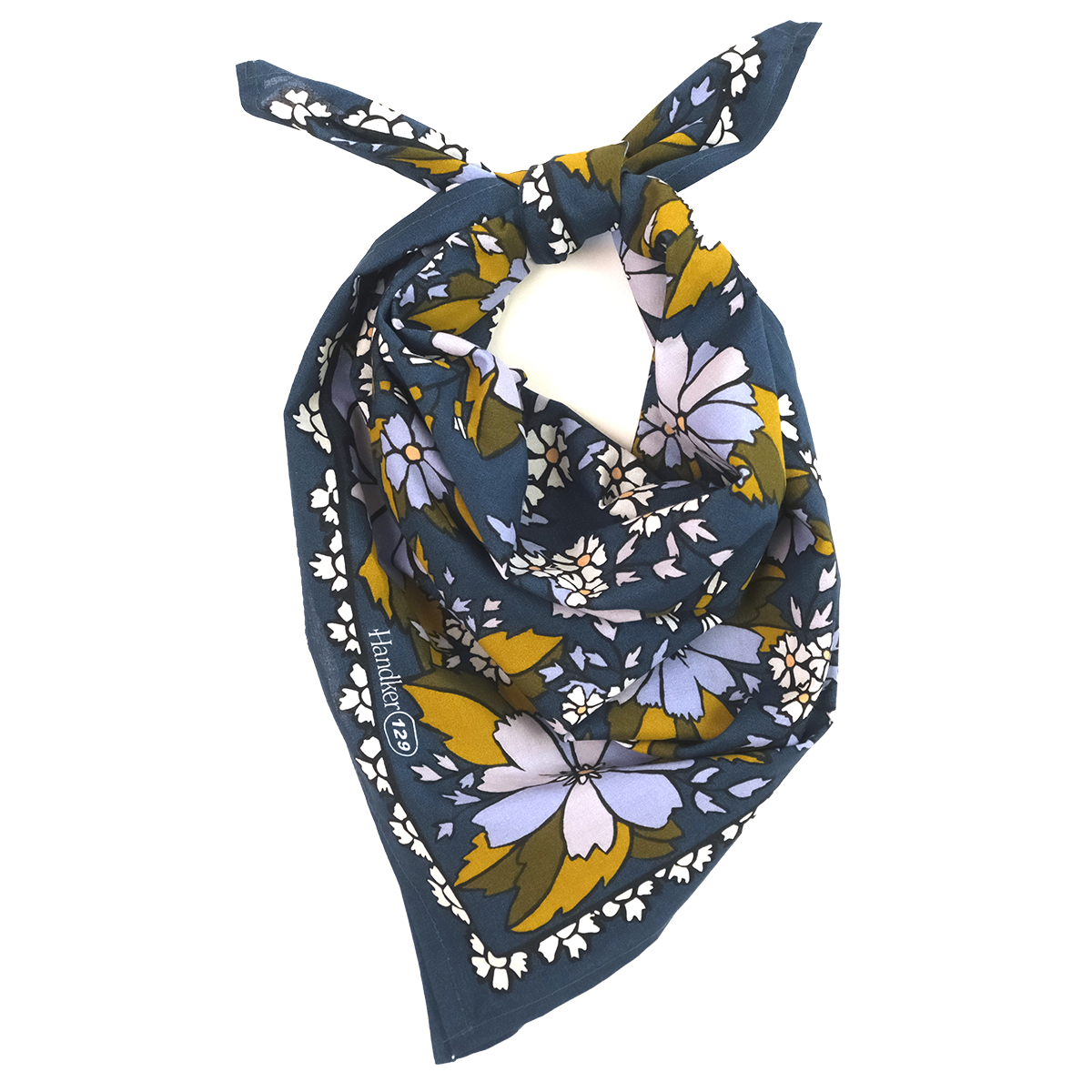 Handker Bandanas No. 129 Chicory Bandana
