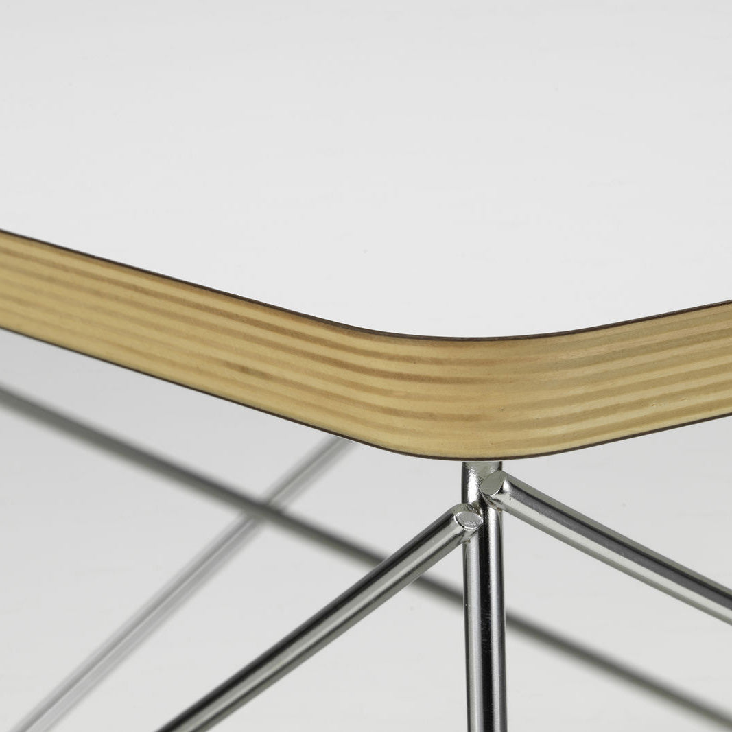 Vitra Occasional Table LTR Stainless Steel / White