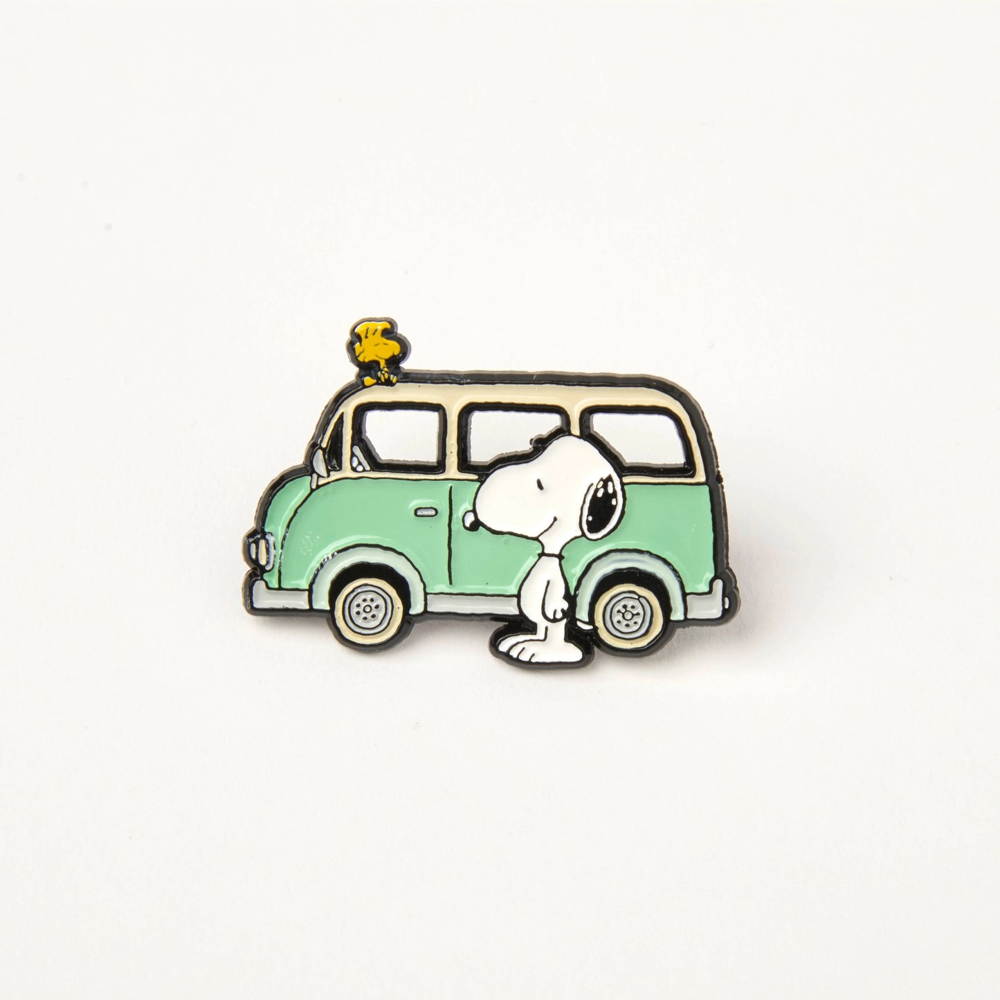 Magpie Peanuts Enamel Pin, Camper
