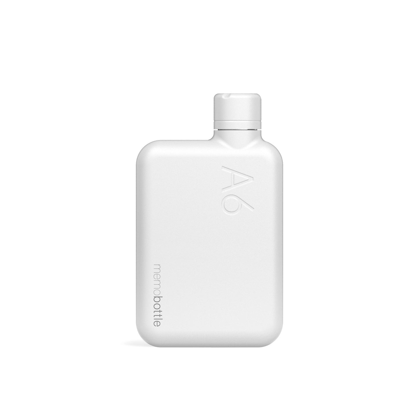 Memobottle™ A6 Stainless Steel White, 500ml