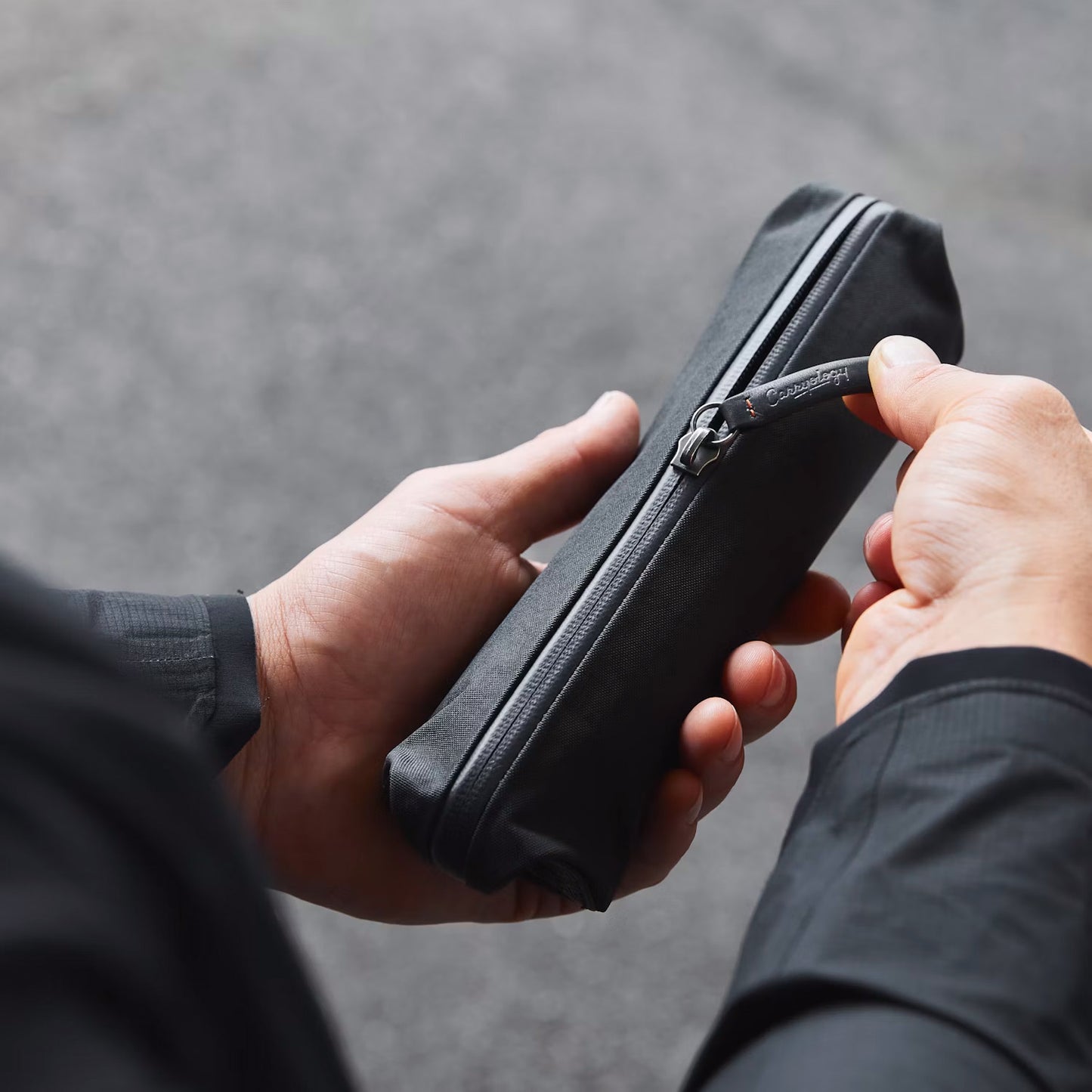 Bellroy Pencil Case Carryology Essentials Edition, Black Ash