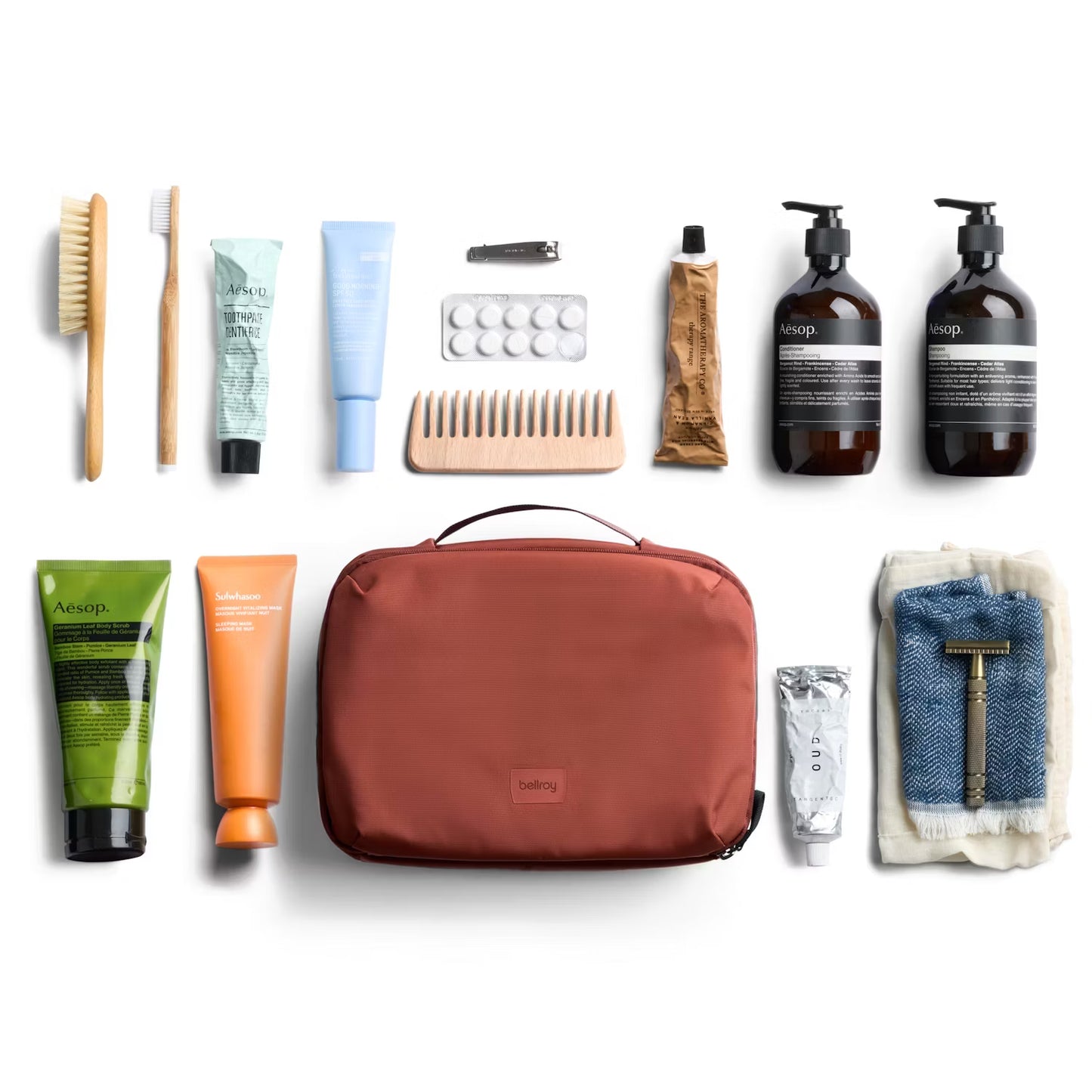 Bellroy Hanging Toiletry Kit Plus, Clay
