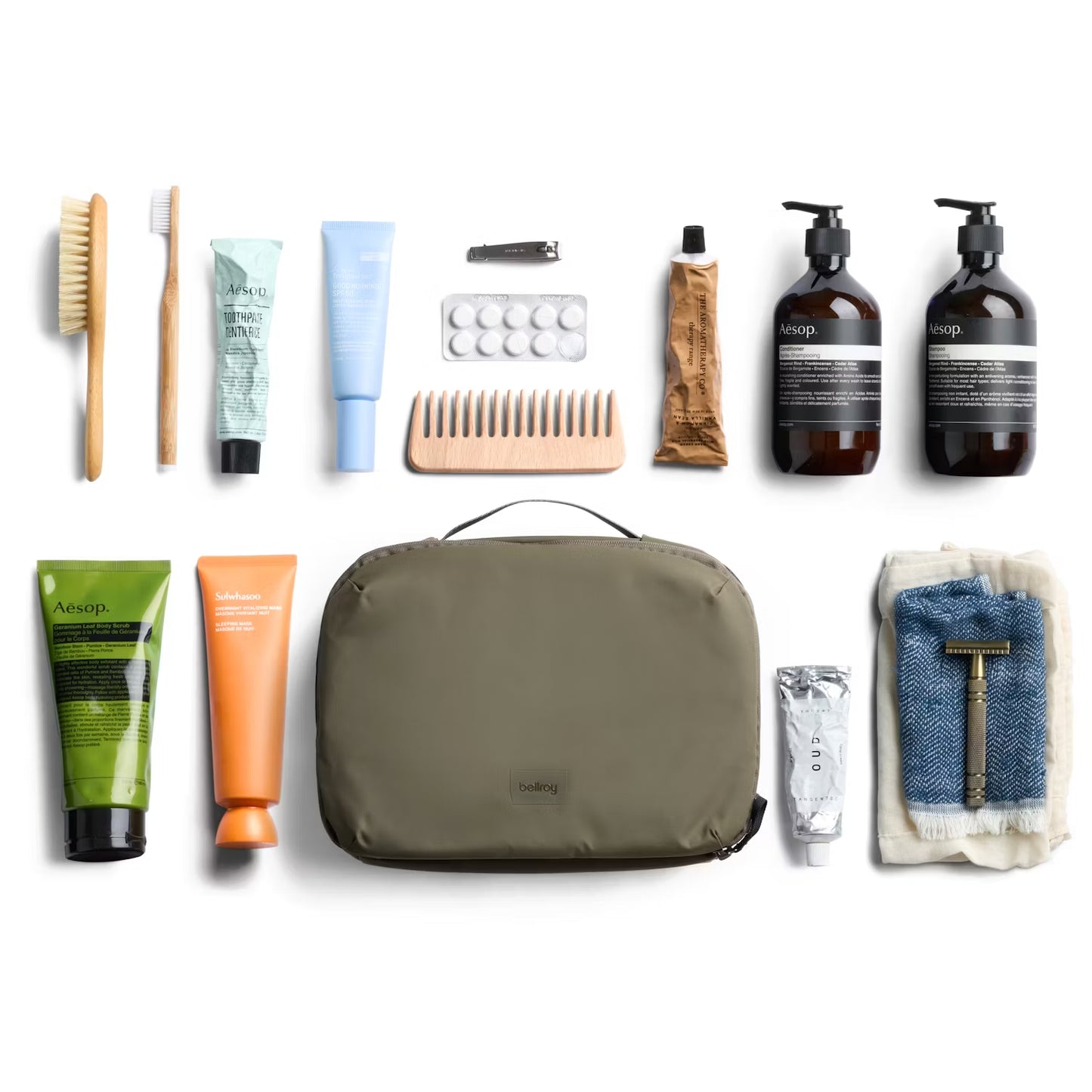 Bellroy Hanging Toiletry Kit Plus, Sea Kelp