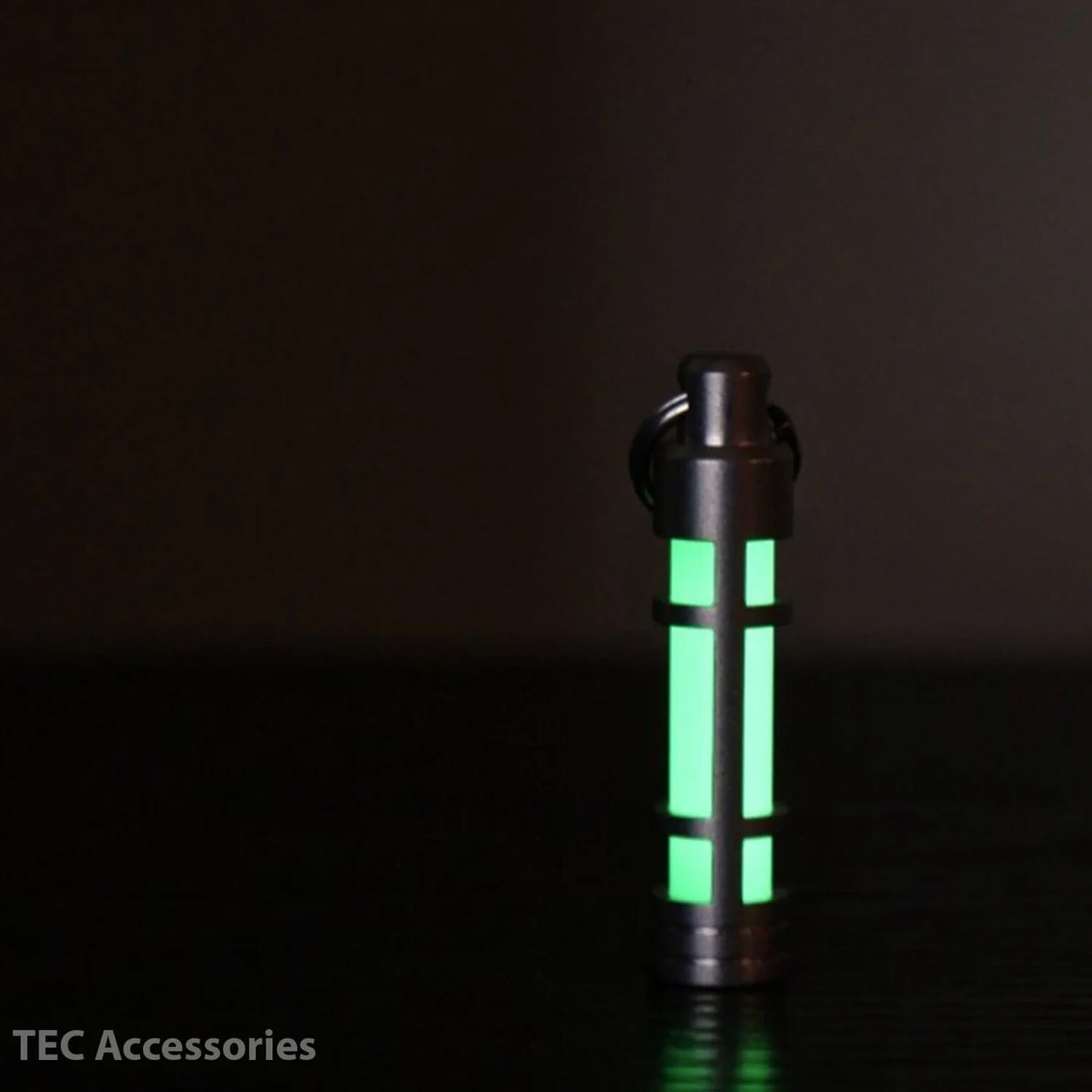 TEC-Accessoires TEC-A3 Embrite Glow Fob, Black / Agua Glow