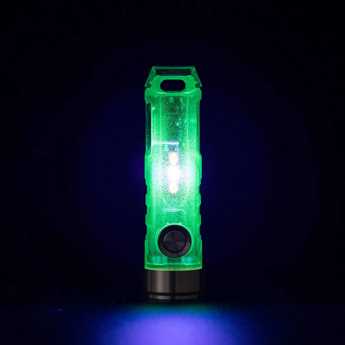 RovyVon Aurora A5 GITD Keychain EDC Flashlight 6500K, UV/White