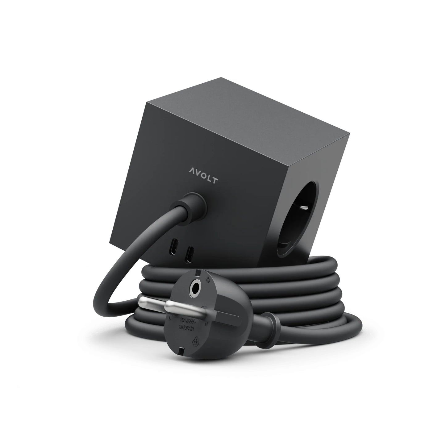 Avolt Square 1 Skjøteledning USB-C 3M (30W), Stockholm Black