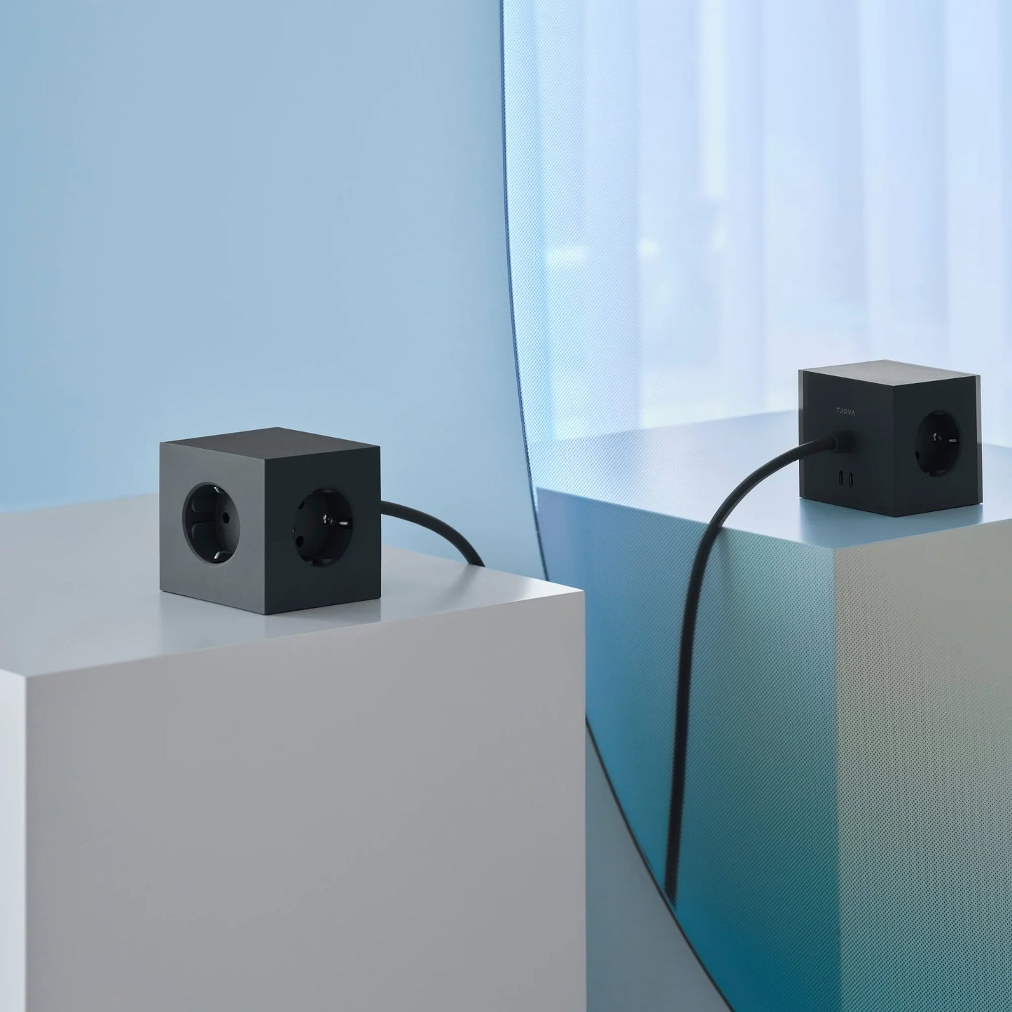 Avolt Square 1 Skjøteledning USB-C 3M (30W), Stockholm Black