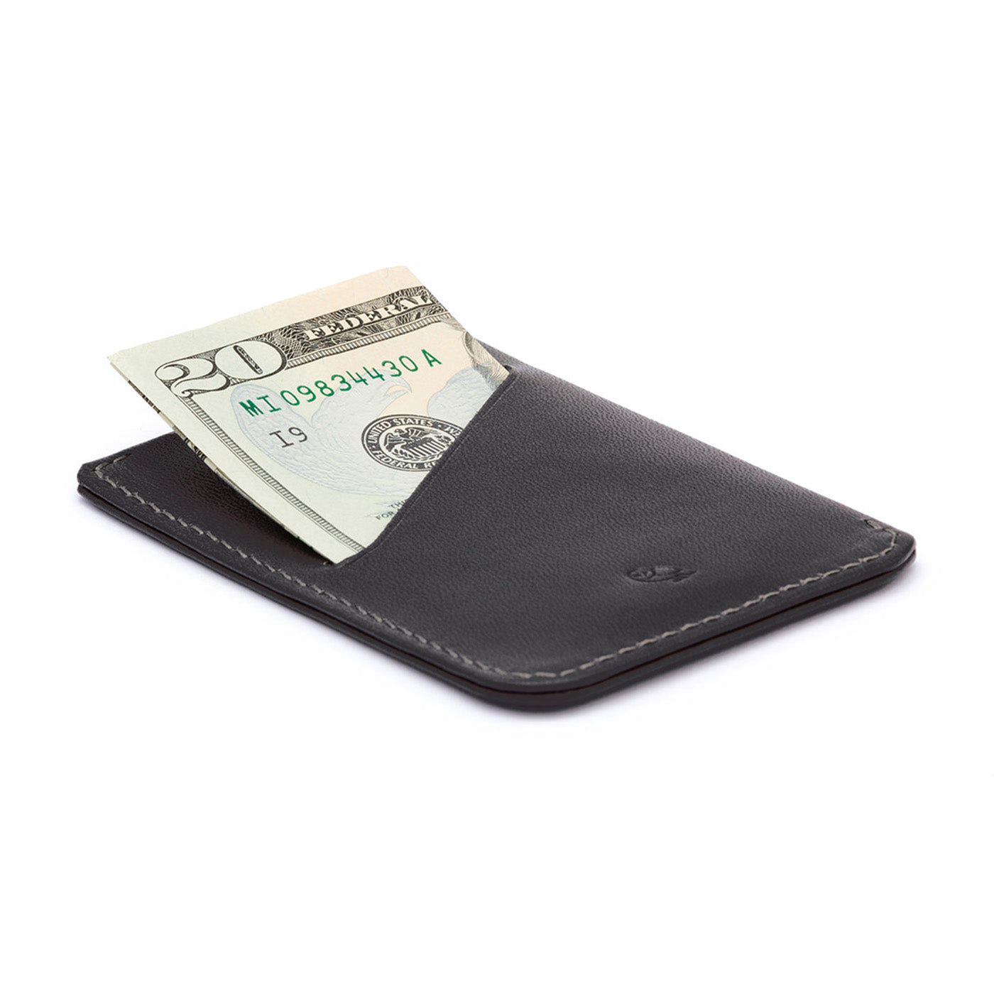 Bellroy Card Sleeve, Charcoal Cobalt