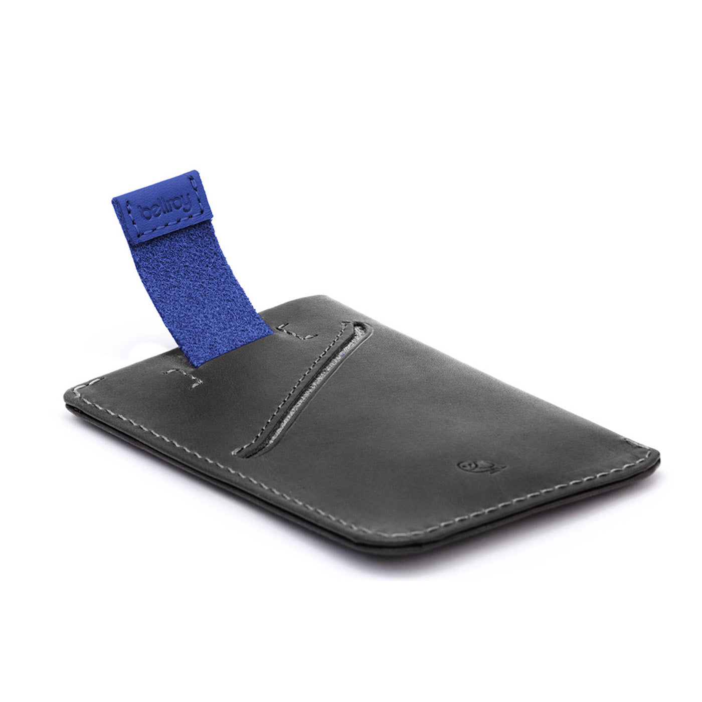 Bellroy Card Sleeve, Charcoal Cobalt