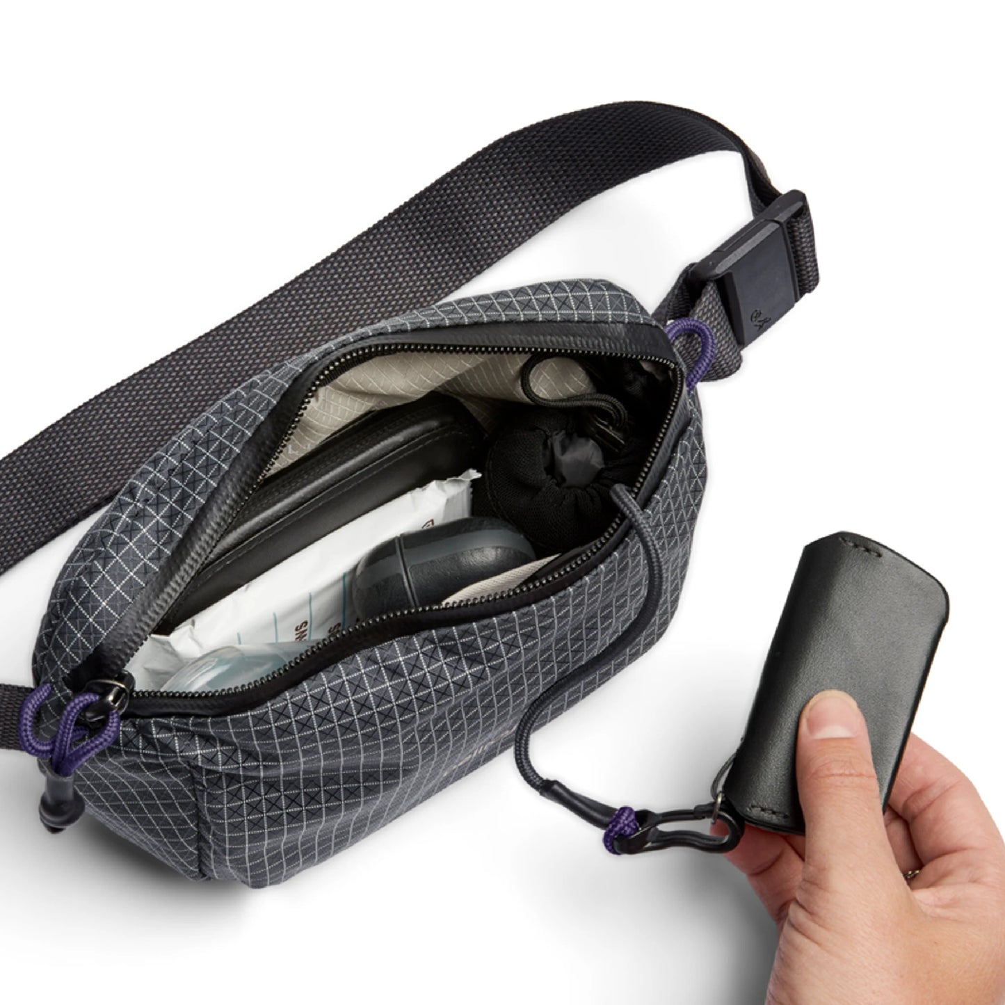 Bellroy Lite Belt Bag 1.8L, Arcade Grey