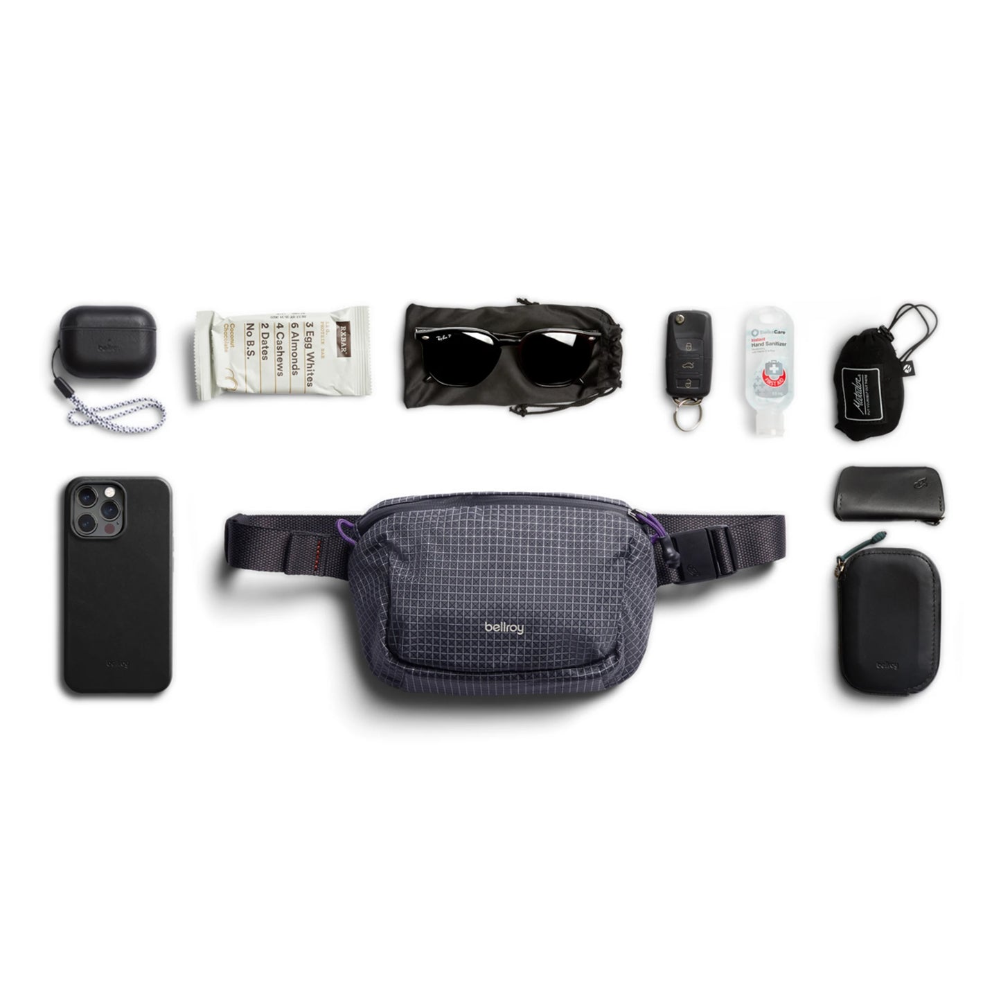Bellroy Lite Belt Bag 1.8L, Arcade Grey