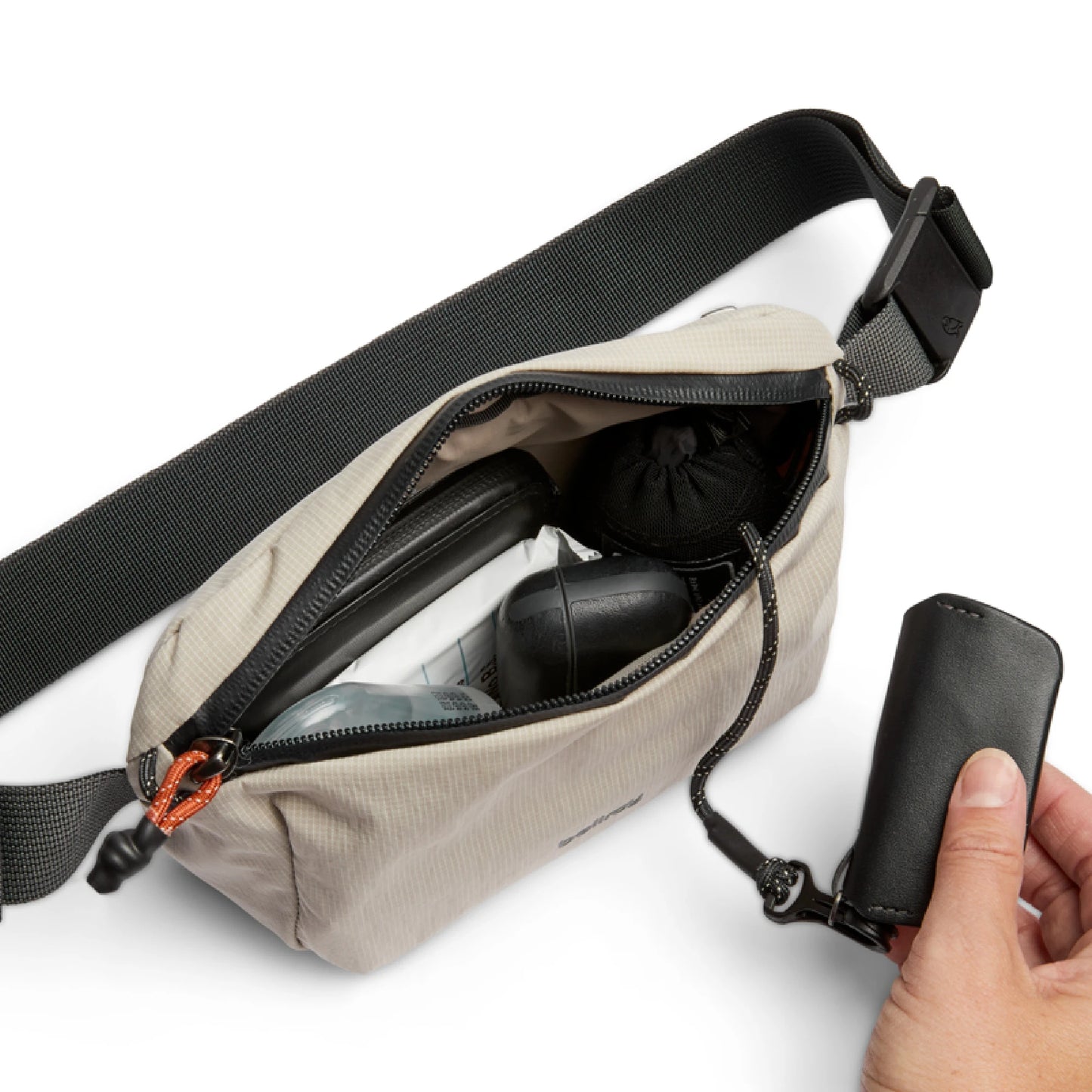 Bellroy Lite Belt Bag 1.8L, Ash