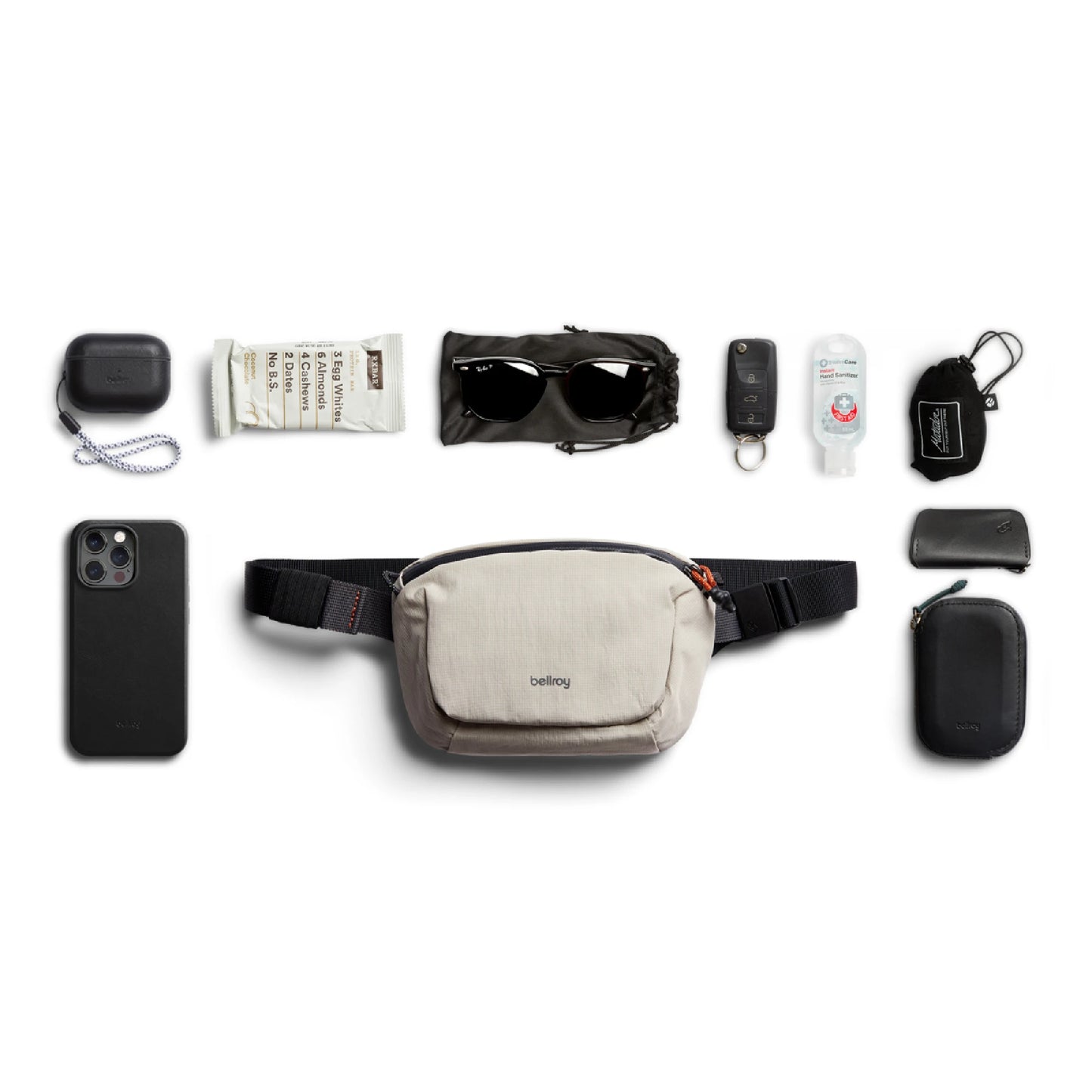 Bellroy Lite Belt Bag 1.8L, Ash
