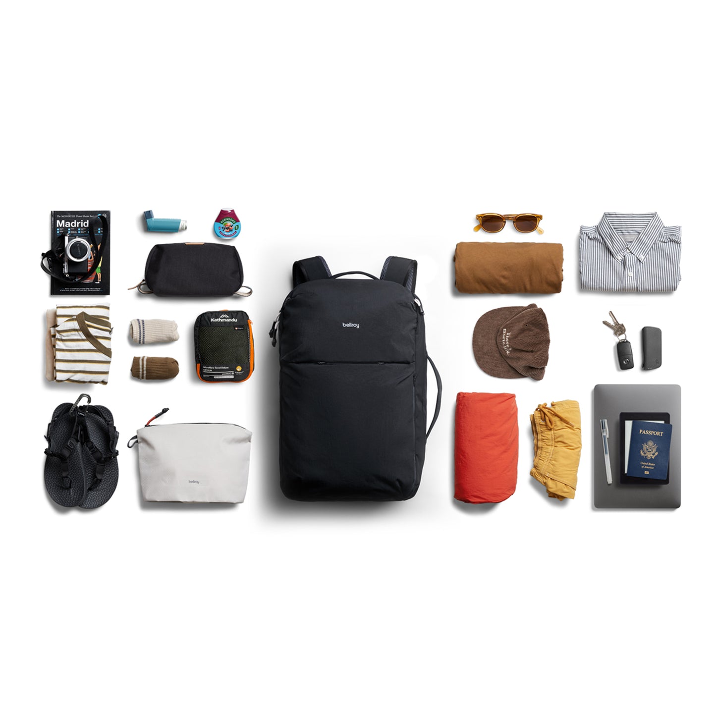 Bellroy Lite Travel Pack 38L, Black
