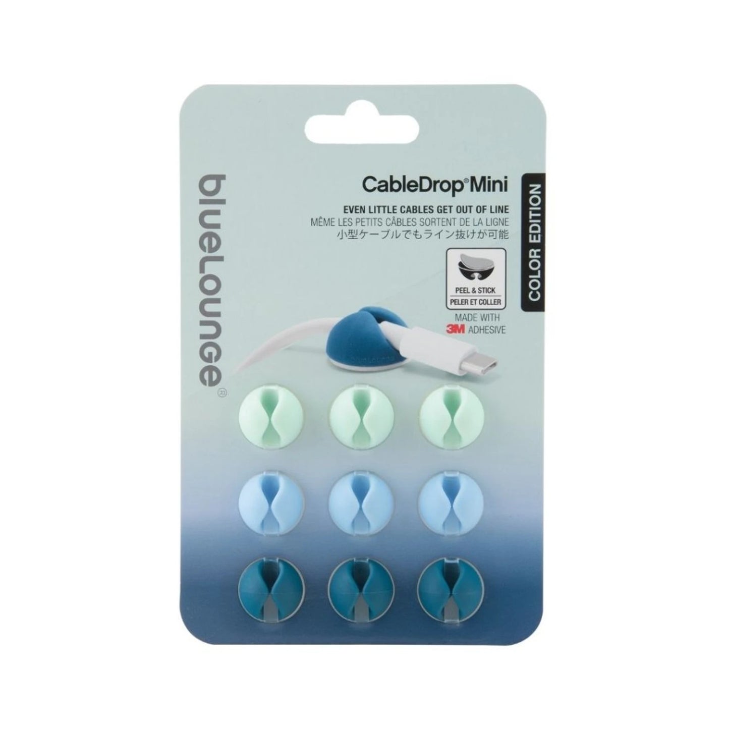 Bluelounge CableDrop Mini (9-pakk)