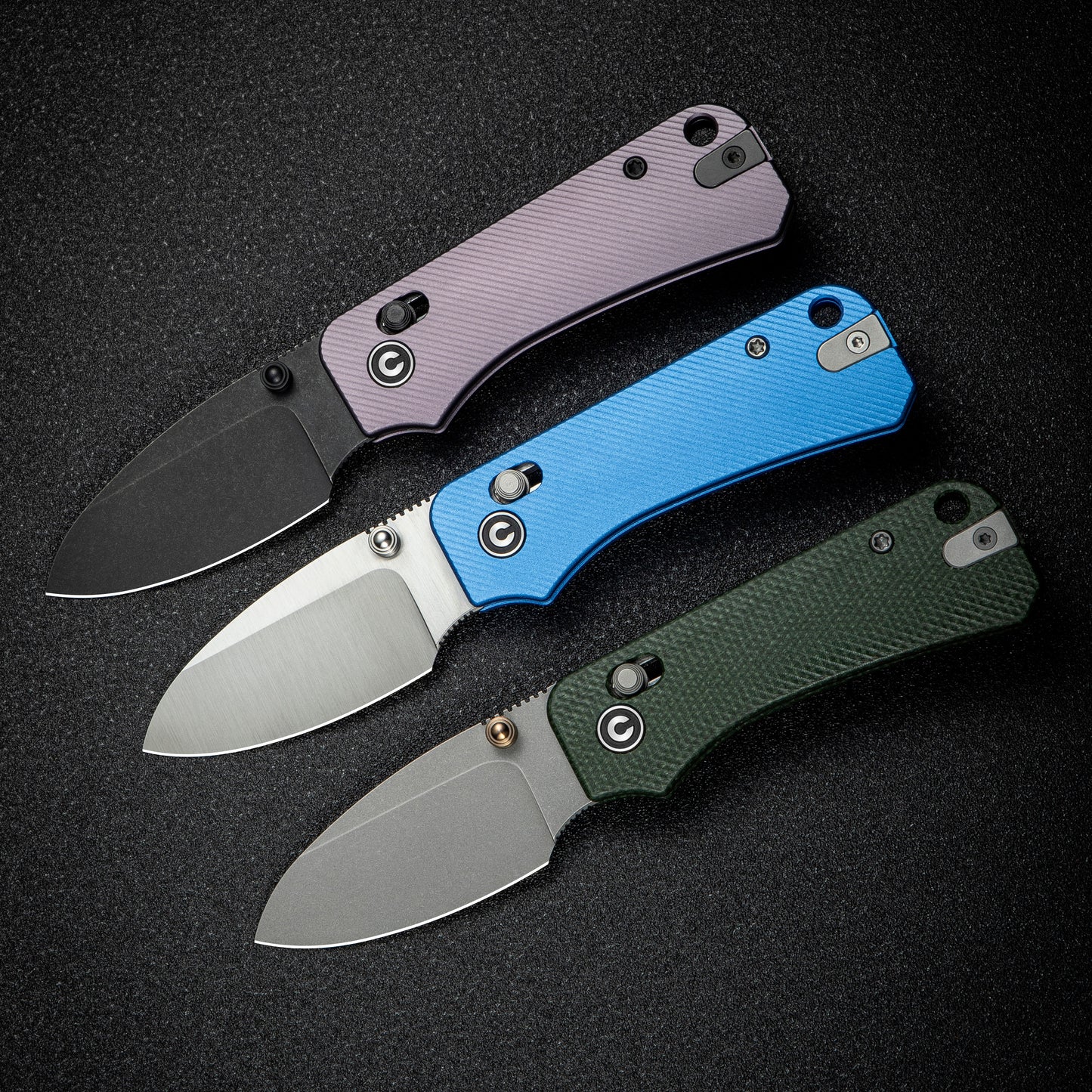 Civivi Baby Banter 2, Purple Aluminum/Black Stonewashed