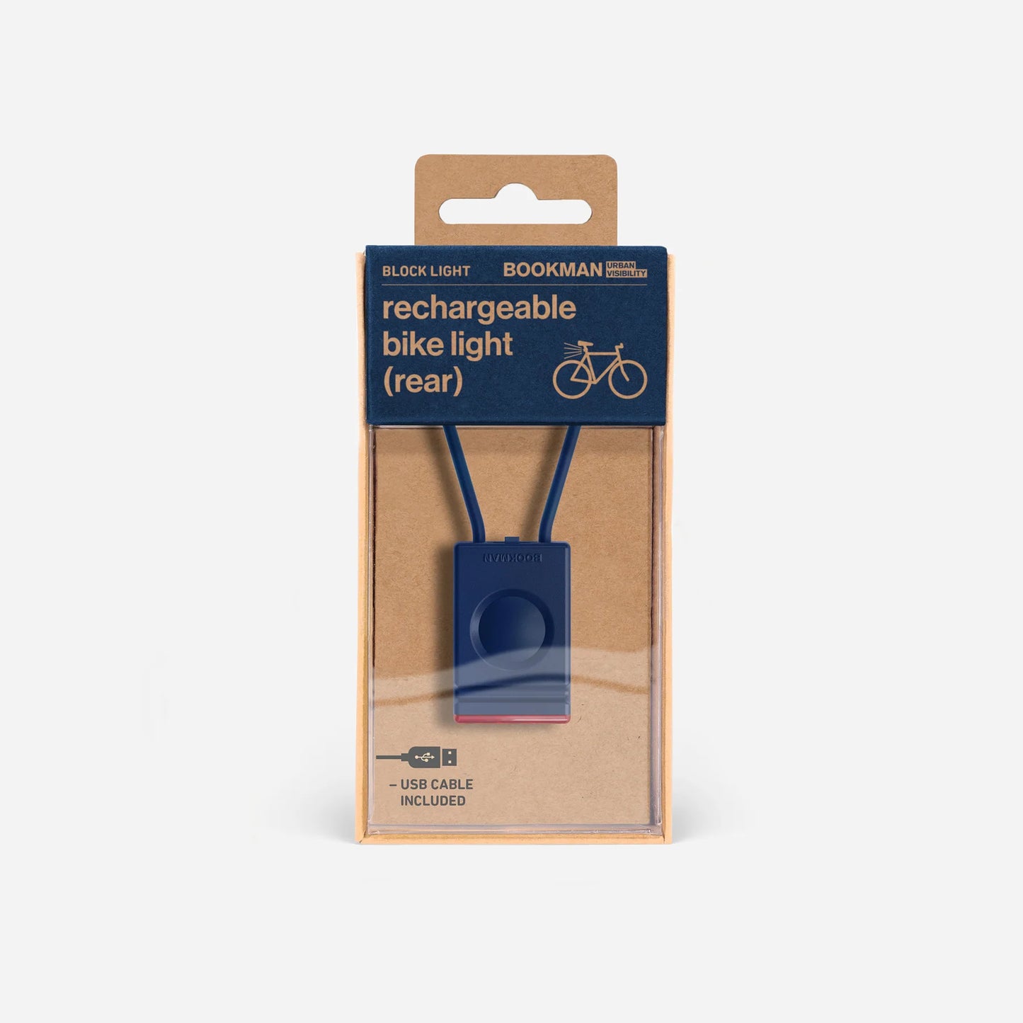 Bookman Urban Visibility Block Light Rear, Blue