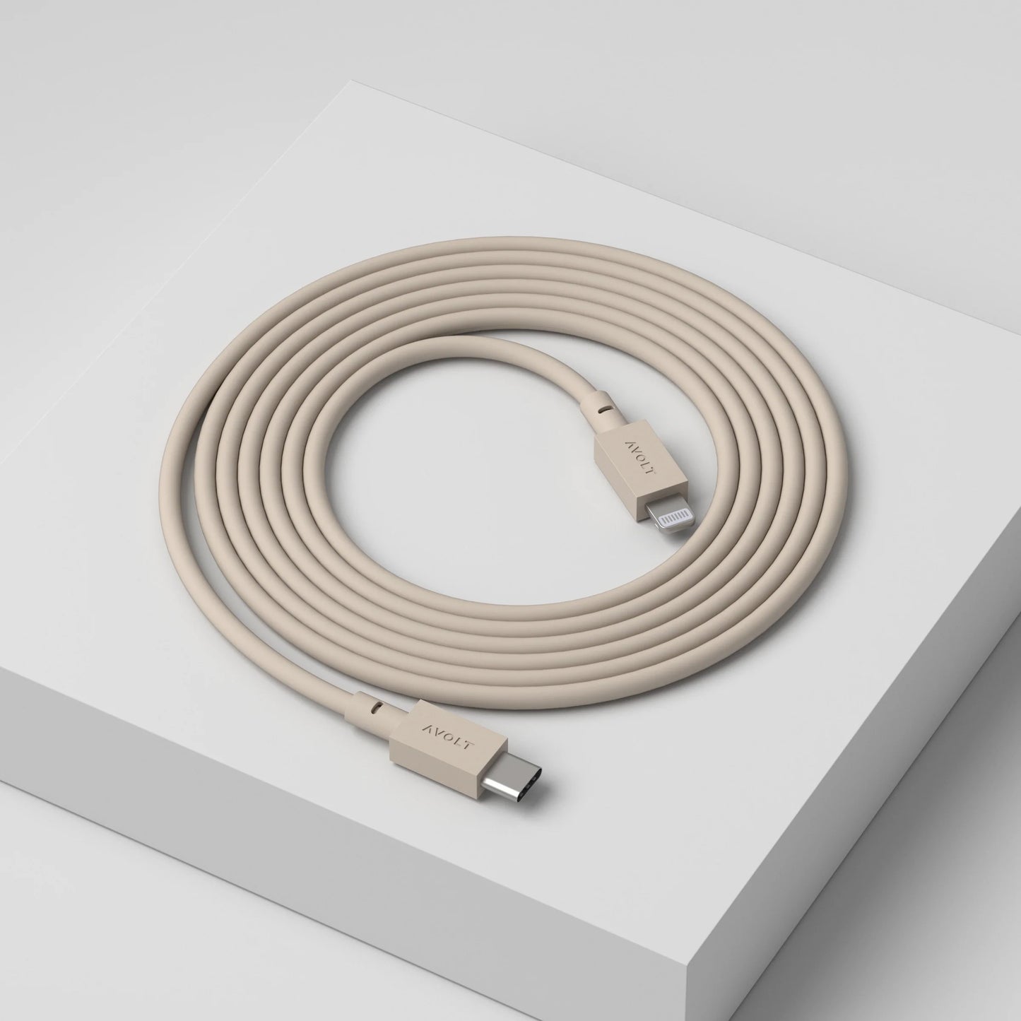 Avolt Cable 1 Ladekabel (USB-C til Lightning), 2m