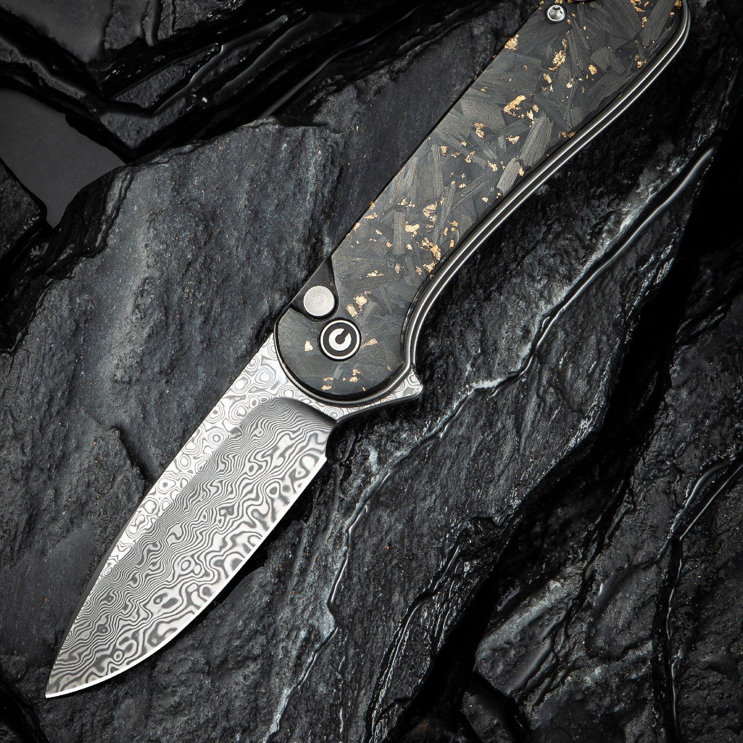Civivi Button Lock Elementum II, Carbon Fiber