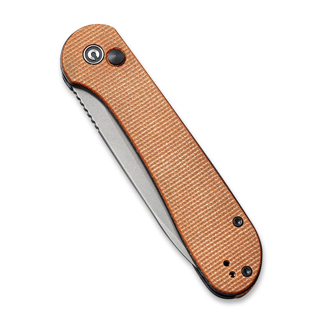 Civivi Button Lock Elementum, Brown Micarta