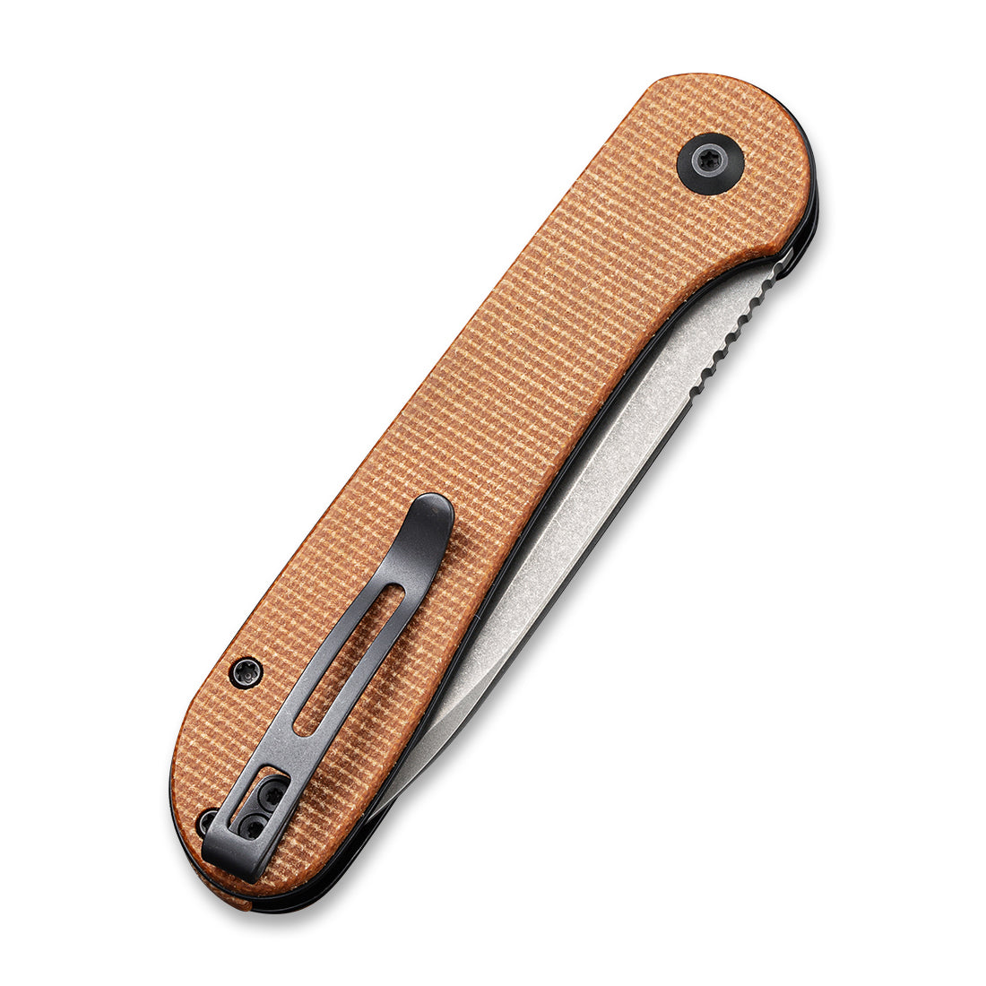Civivi Button Lock Elementum, Brown Micarta