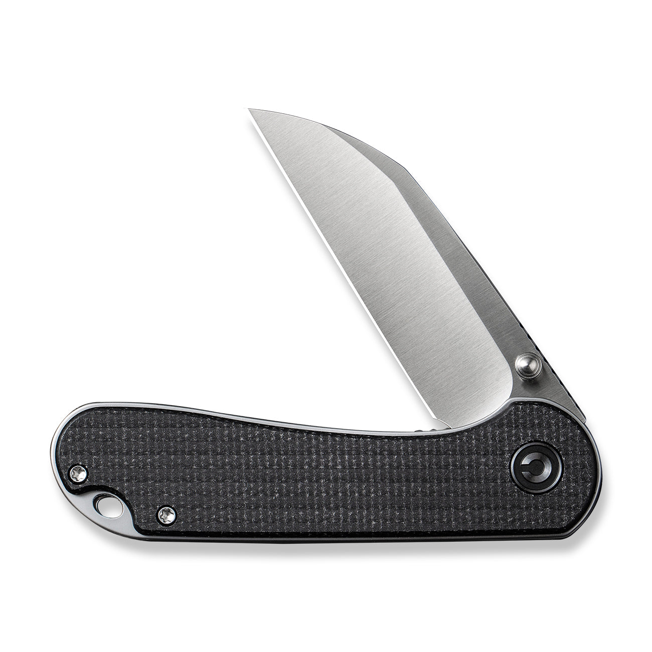 Civivi Elementum, Black Canvas Micarta Wharncliffe