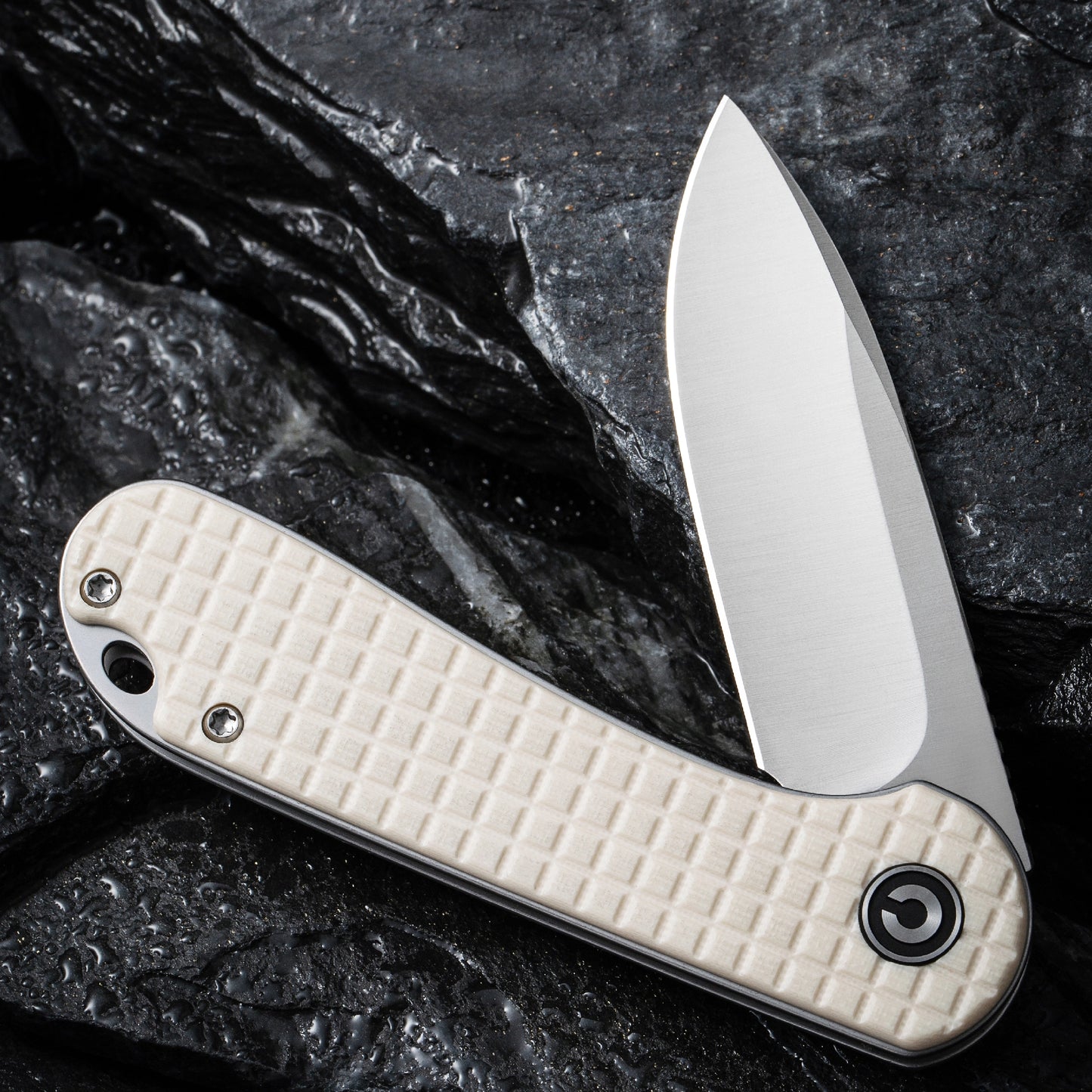 Civivi Elementum, Frag Patterned Ivory