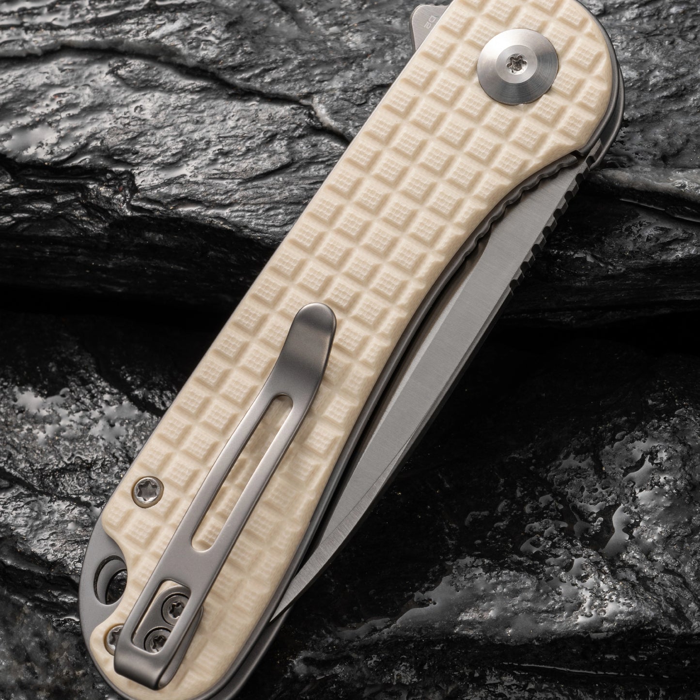 Civivi Elementum, Frag Patterned Ivory