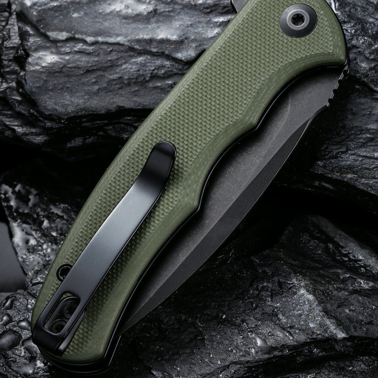 Civivi Mini Praxis G10 Handle, OD Green