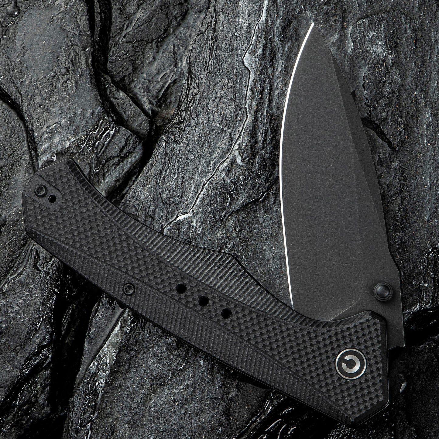 Civivi Photonix & Thumb Stud Knife G10 Handle, Black
