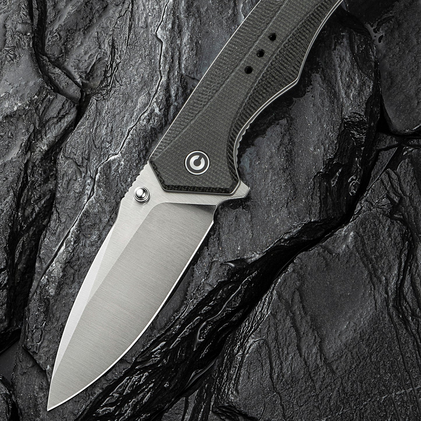 Civivi Photonix & Thumb Stud Knife Micarta Handle, Dark Green