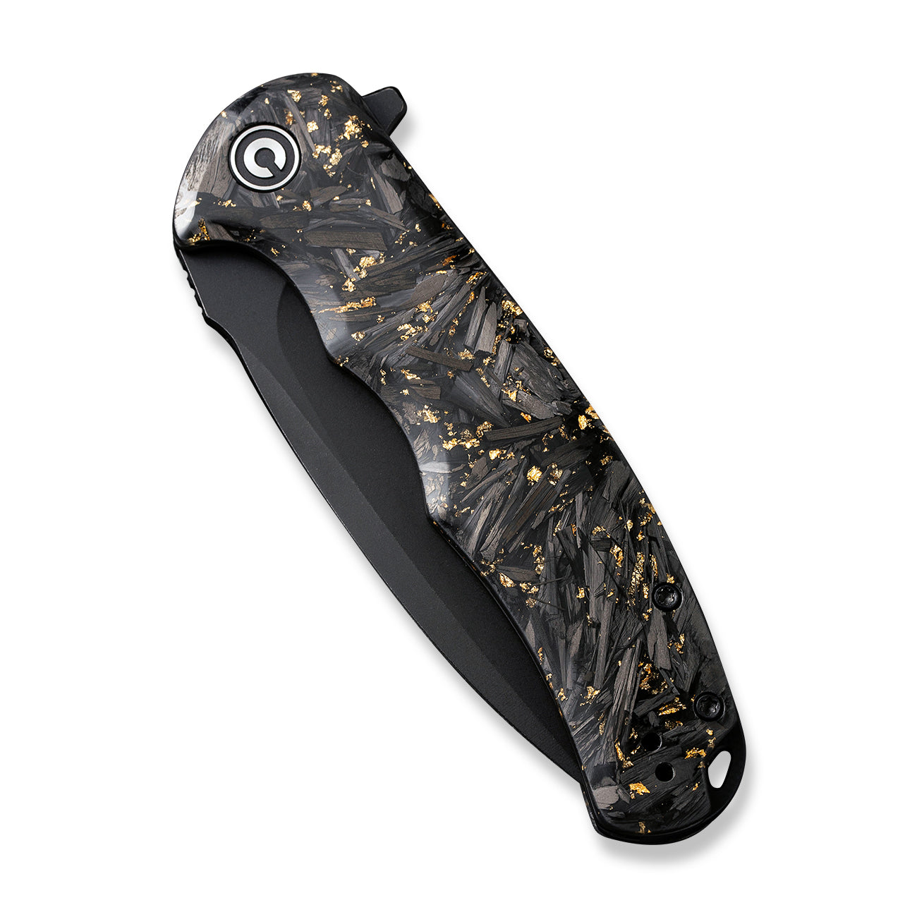 Civivi Praxis Shredded Carbon Fiber / Gold