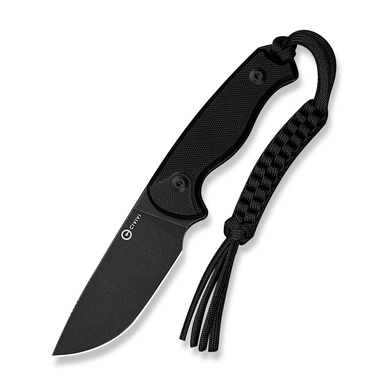 Civivi Timberbark Fixed Blade Black G10 / Black Stonewashed