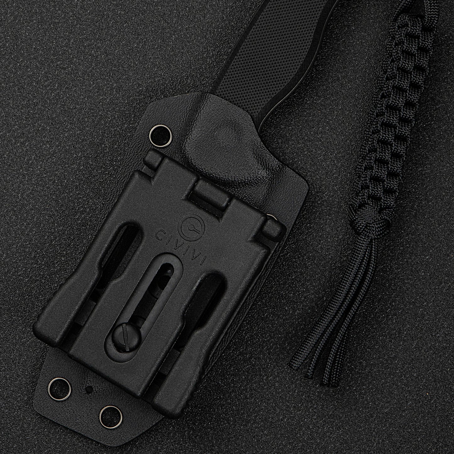 Civivi Timberbark Fixed Blade Black G10 / Black Stonewashed
