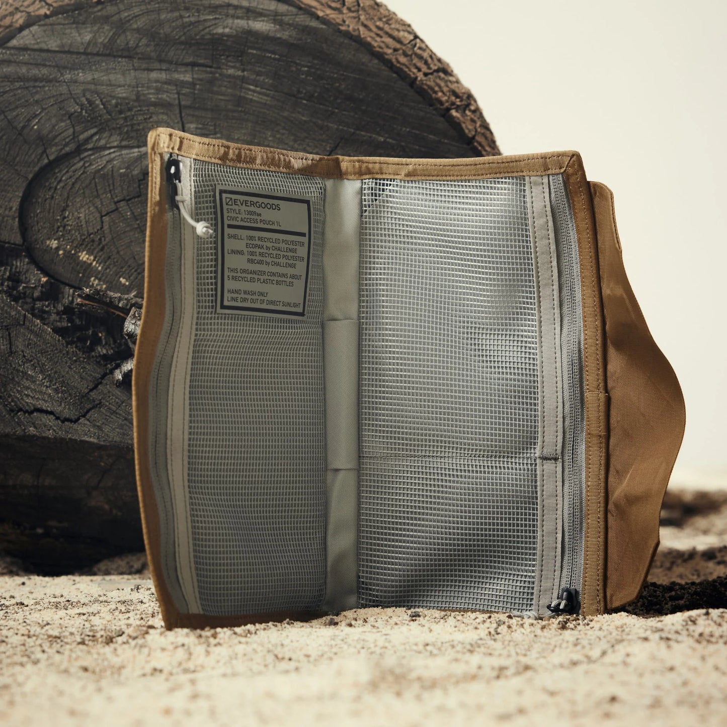 EVERGOODS Civic Access Pouch Ecopak 1L, Coyote Brown