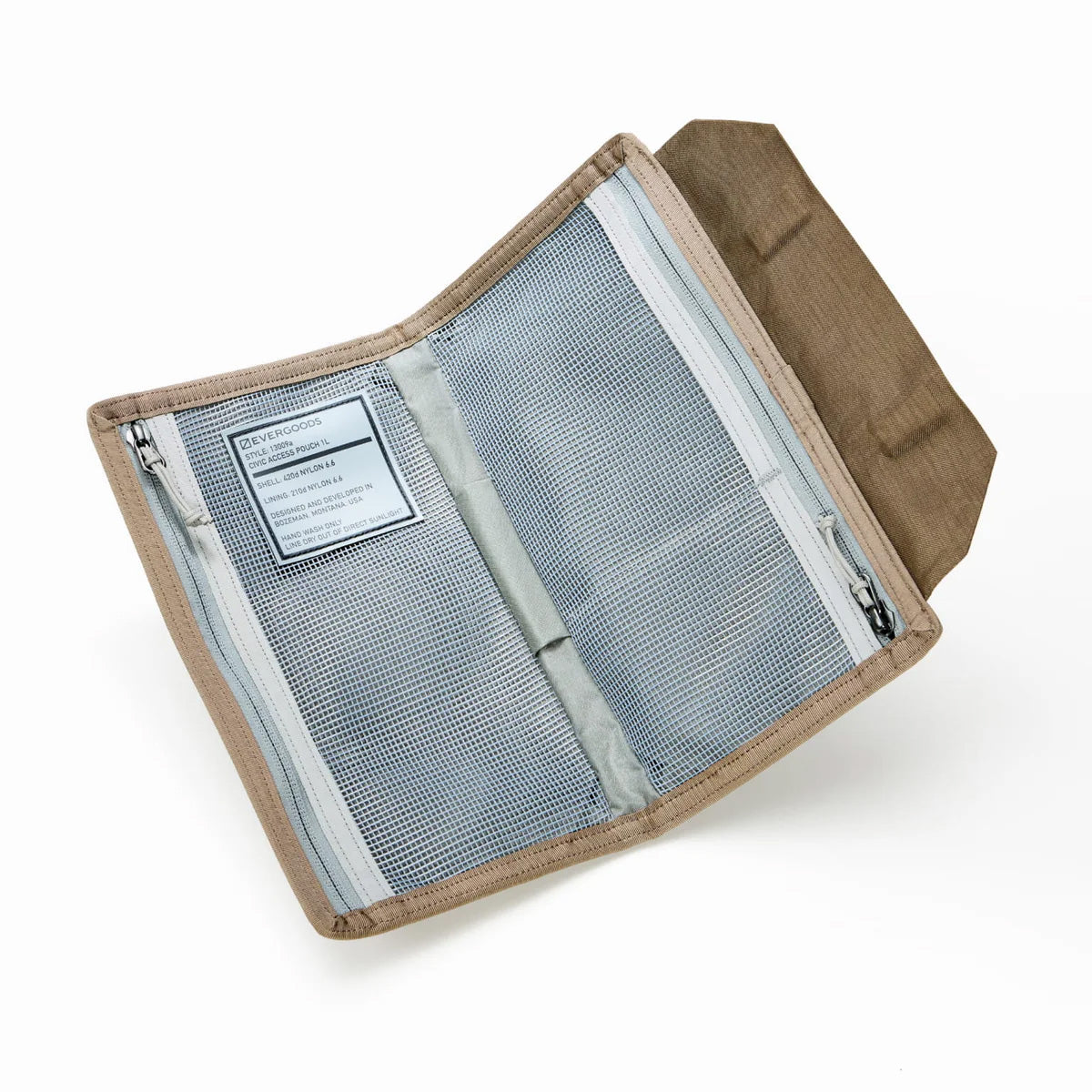 EVERGOODS Civic Access Pouch 1L, Fossil Brown