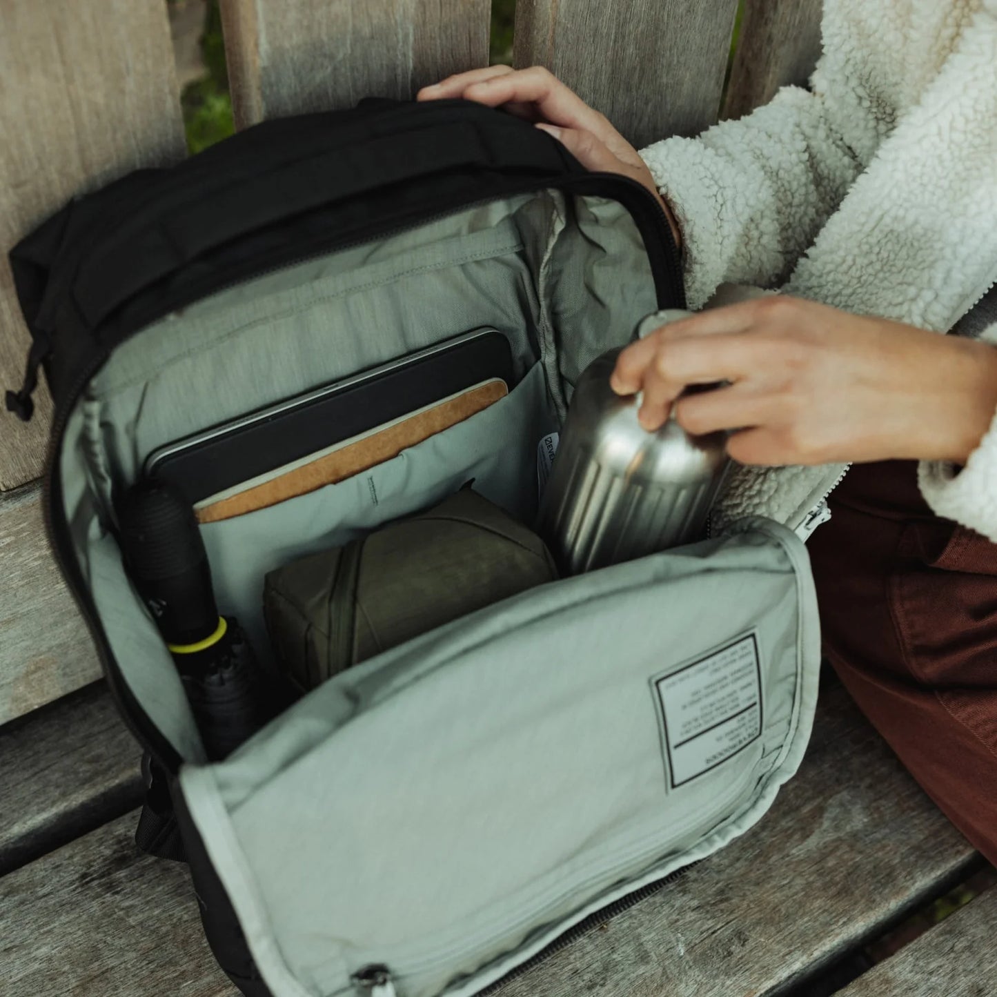 EVERGOODS Bookbag 22L, Solution Dyed Black