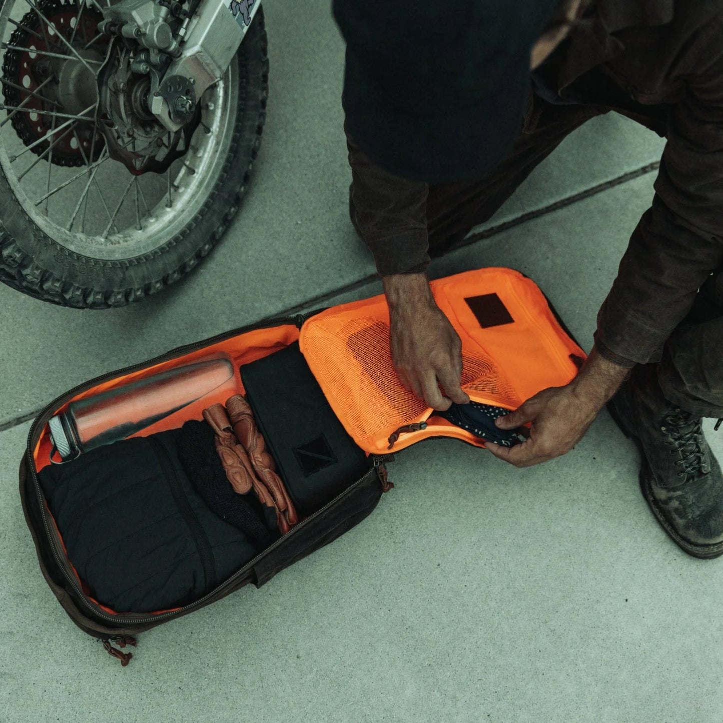EVERGOODS Griffin II Edition Civic Travel Bag 26L, Waxed Camo