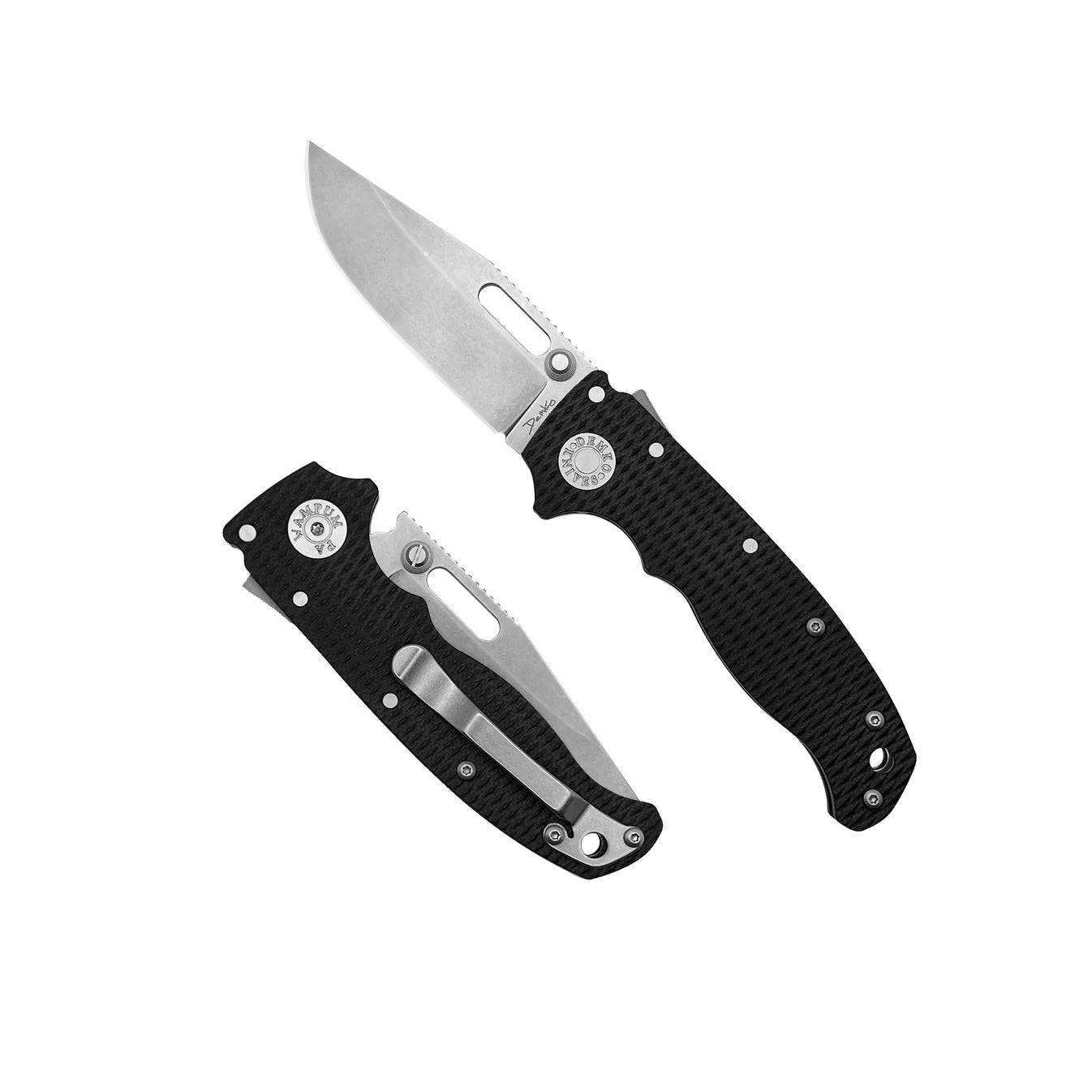 Demko Knives AD20.5 - 20CV - Black G10, Clip