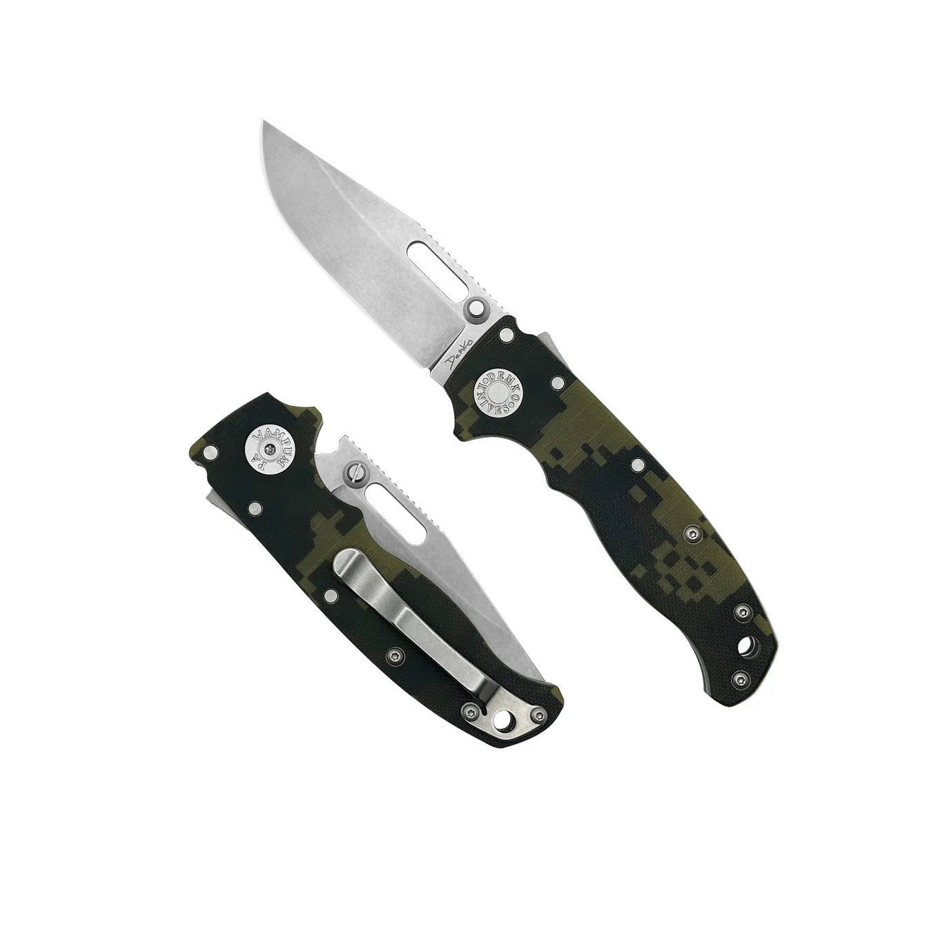 Demko Knives AD20.5 - 3V - Digi Camo G10, Clip