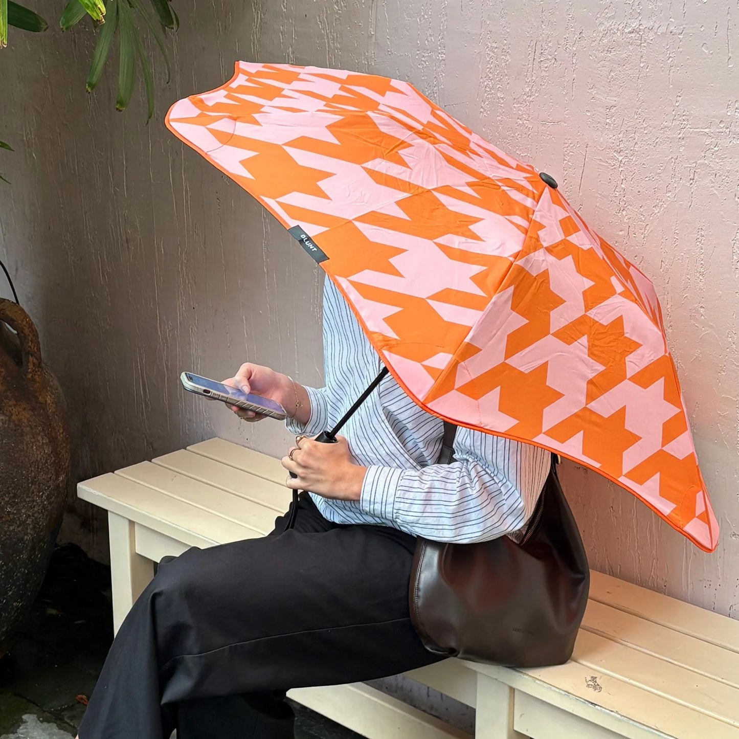 Blunt Umbrella Metro Limited Edition, Houndstooth Candy