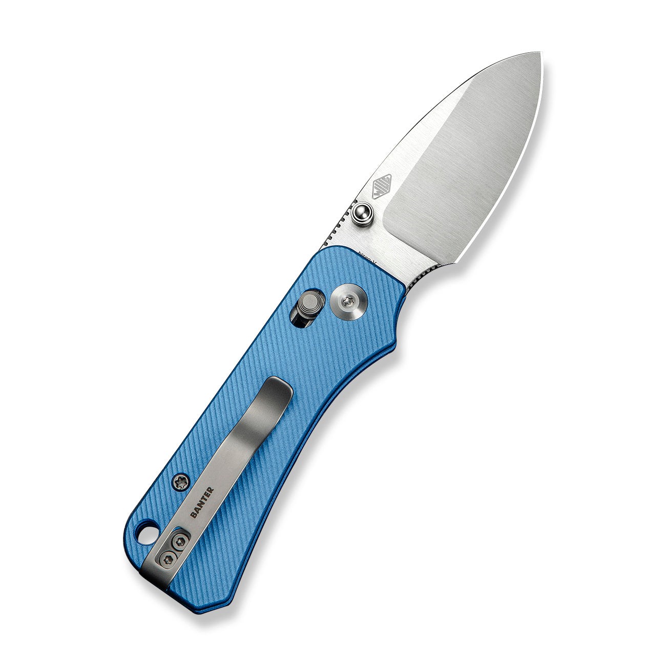Civivi Baby Banter 2, Blue Aluminum/Satin Finished