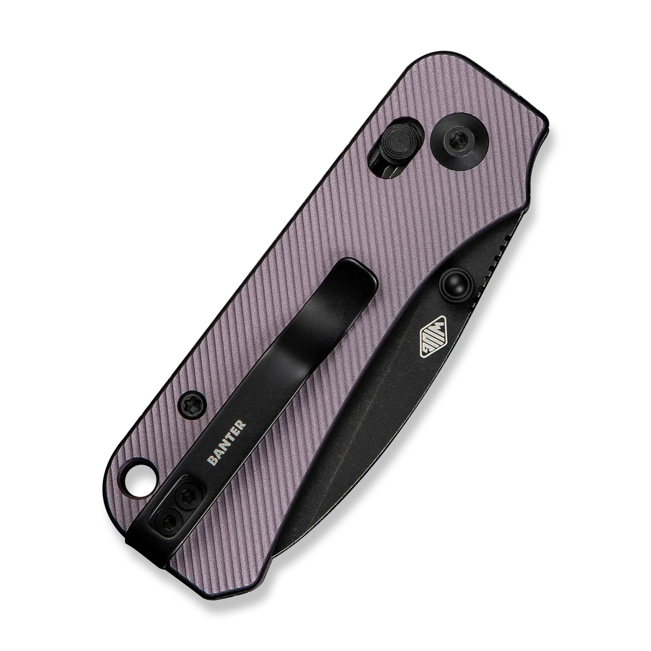 Civivi Baby Banter 2, Purple Aluminum/Black Stonewashed