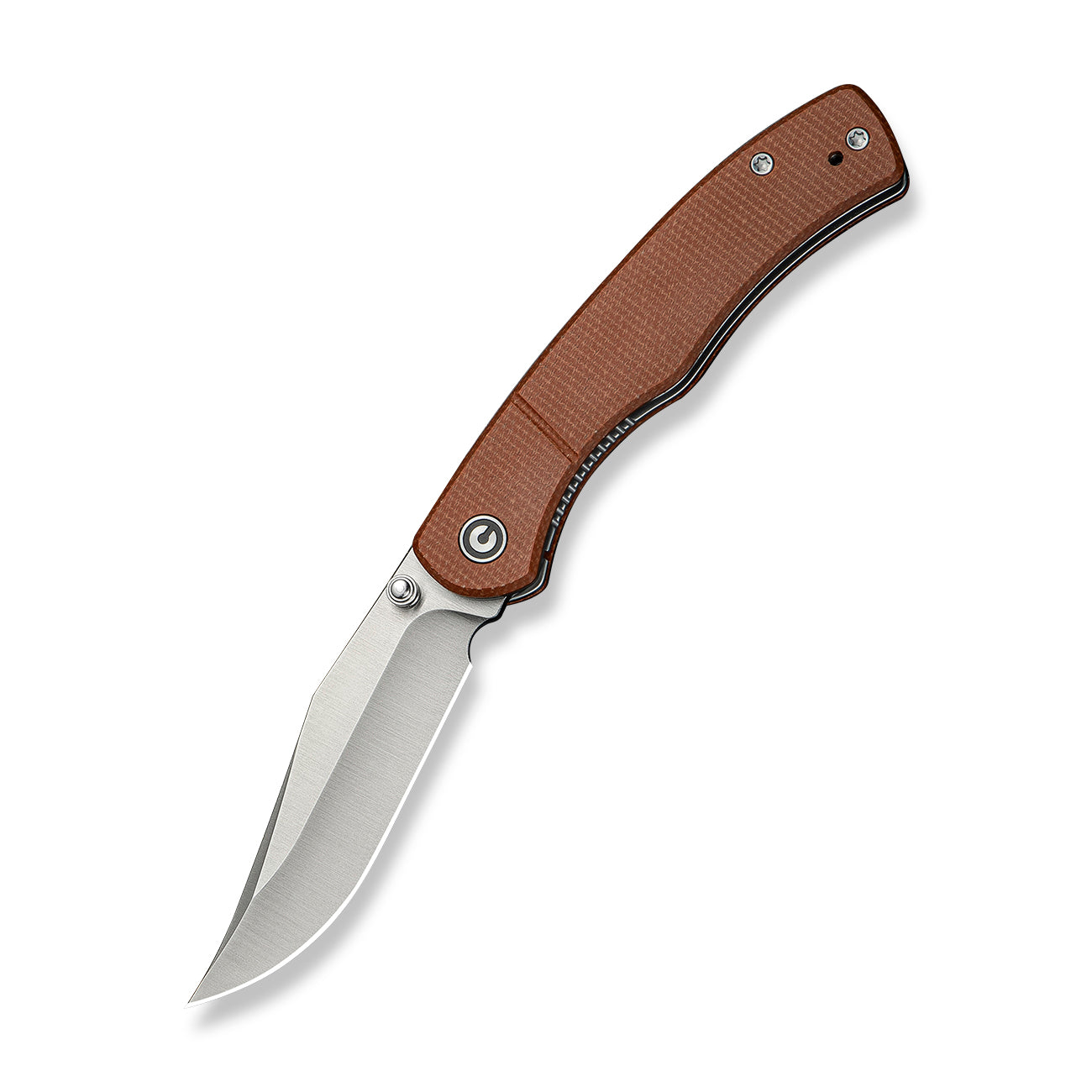 Civivi Clingman, Brown Micarta / Satin Finished